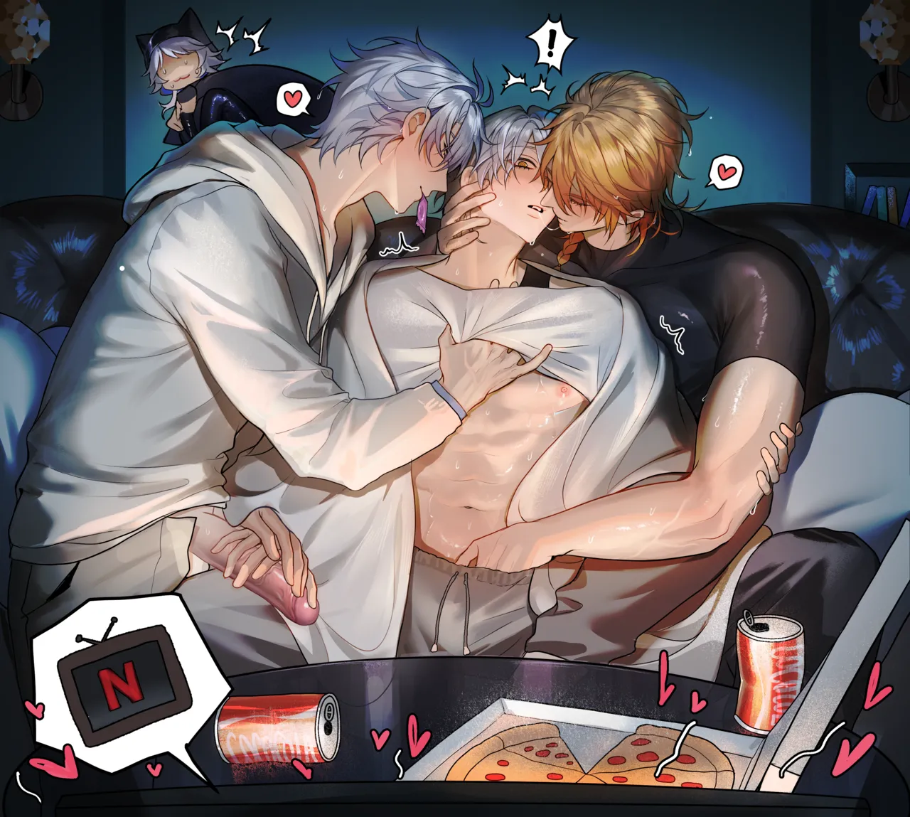 A Passionate Movie Night with Phainon and Mydei page 13 featuring caelus honkai star rail parody - muscle anal hentai manga - read online free