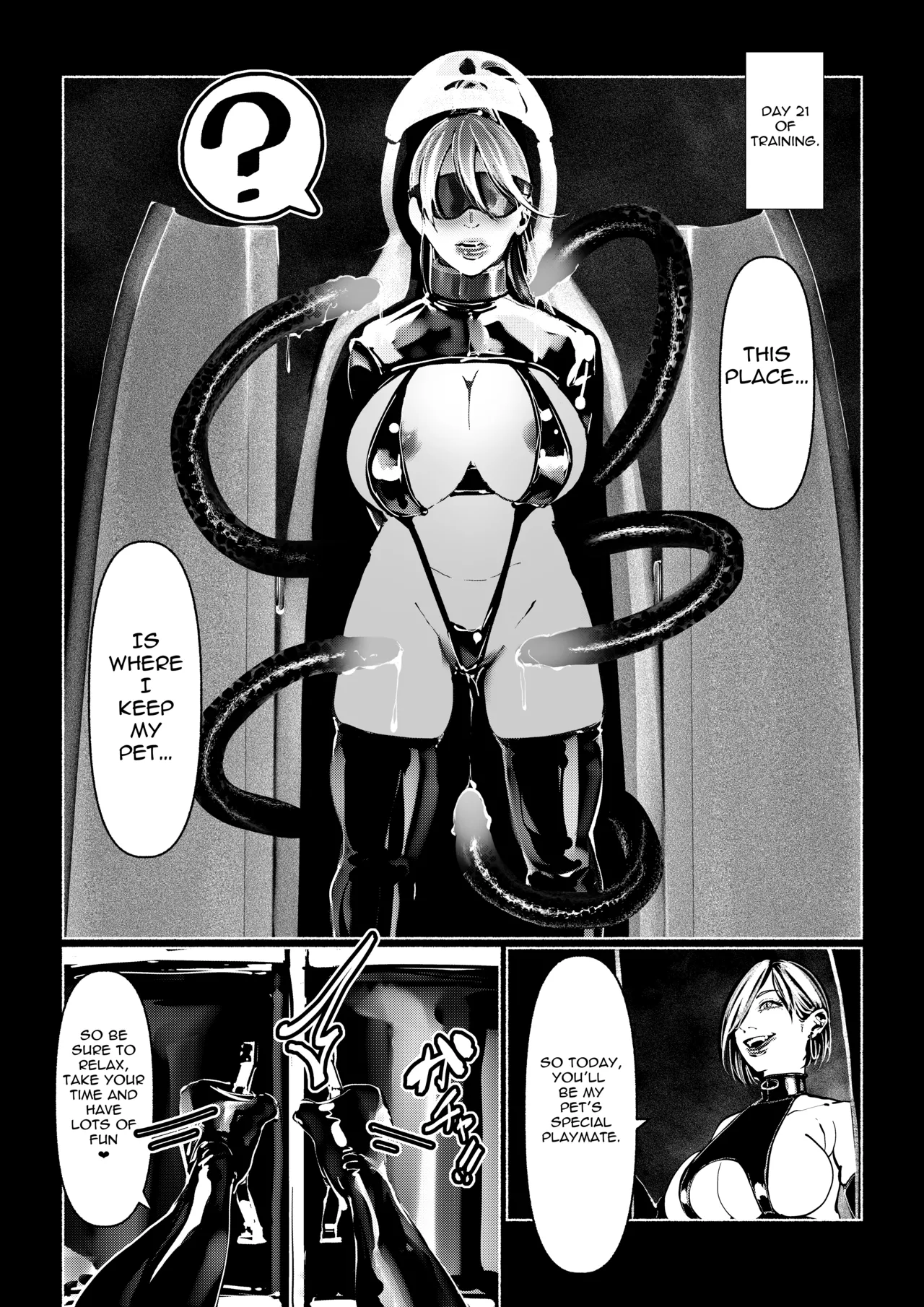 Akuma no Choukyou | Demonic Training page 195 original parody - full censorship gloves hentai manga - read online free