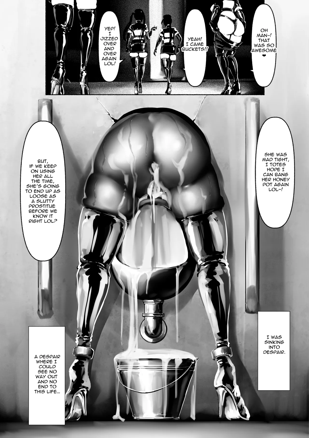 Akuma no Choukyou | Demonic Training page 223 original parody - full censorship gloves hentai manga - read online free