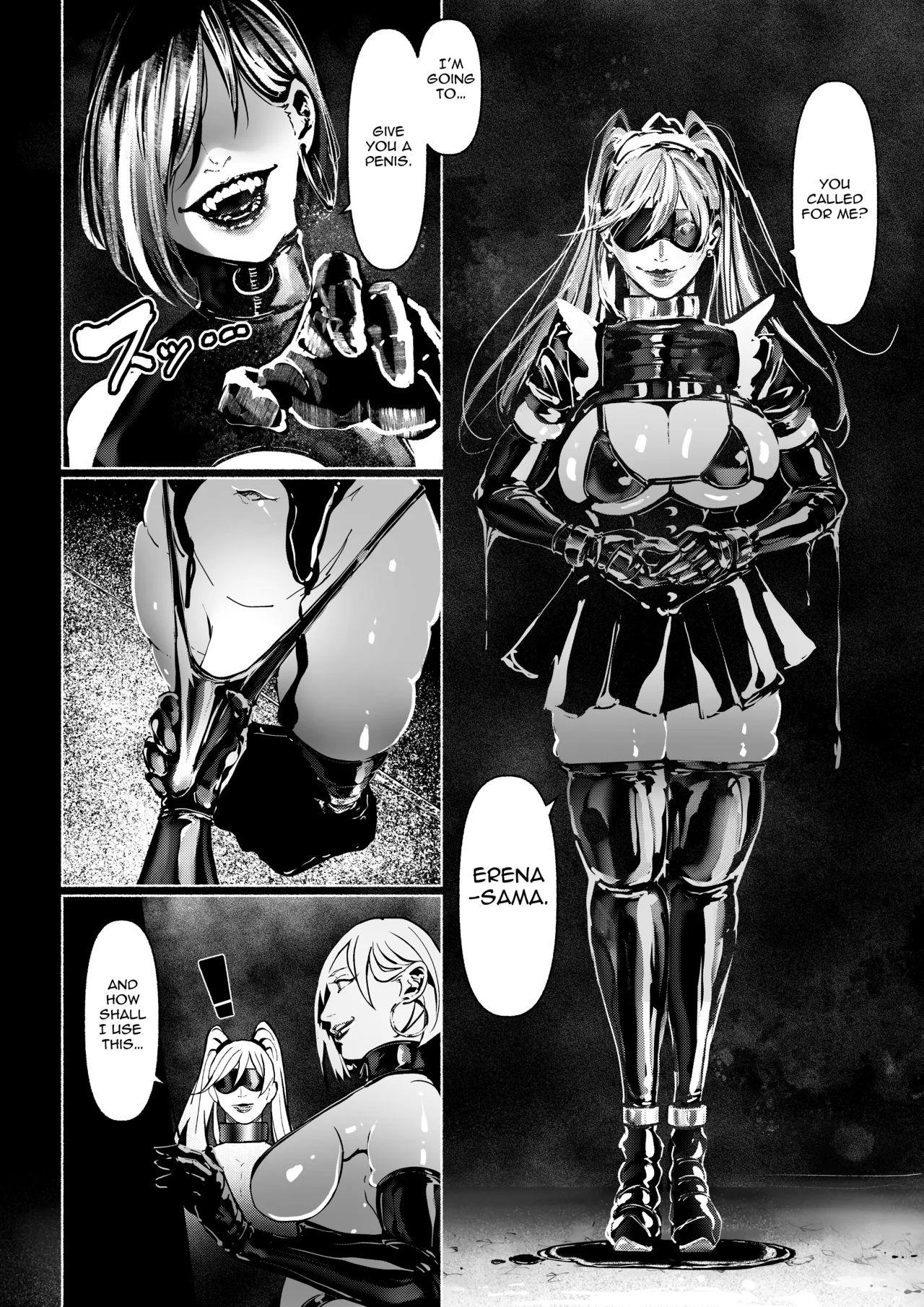 Akuma no Choukyou | Demonic Training page 240 original parody - full censorship gloves hentai manga - read online free