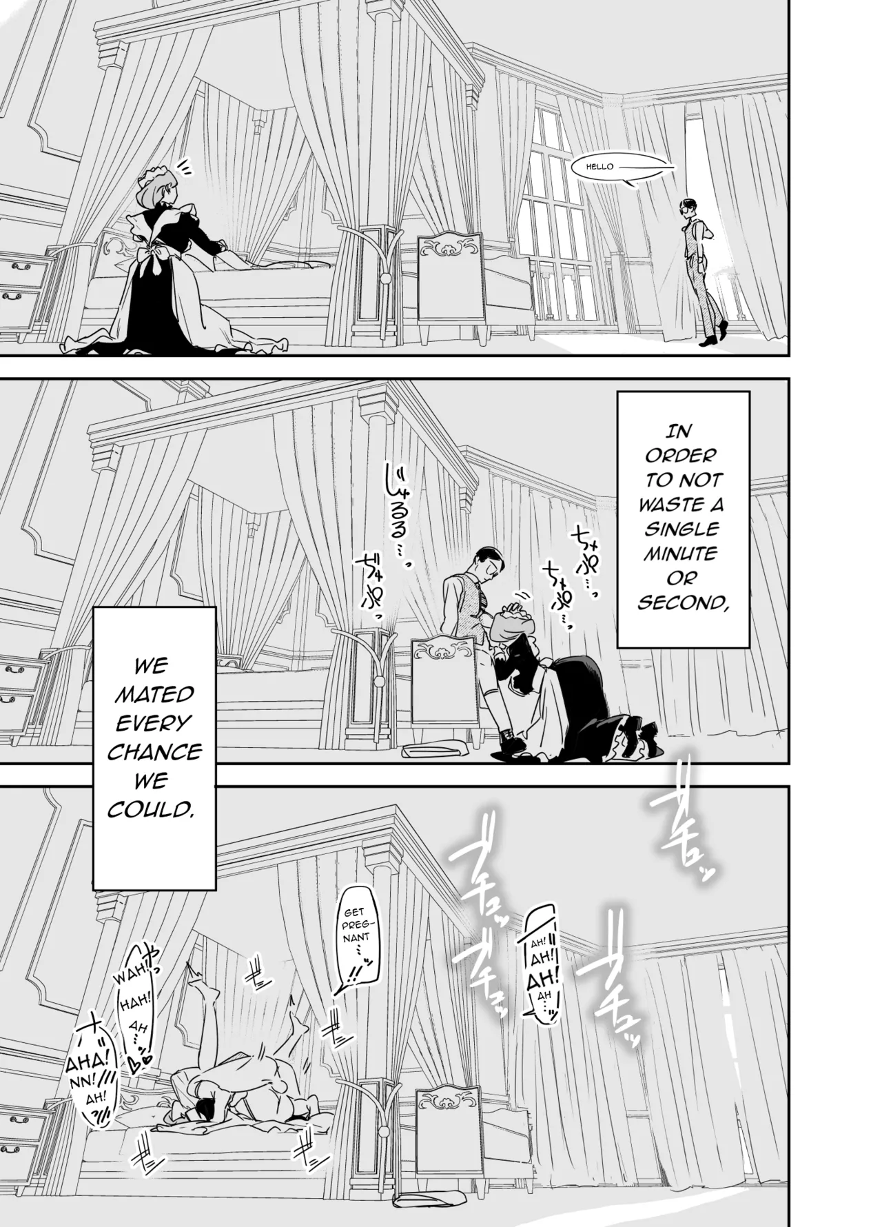 [F no Kottoubako (Onizuka Frill)] Boku no Nurse Maid Isabella no Fudeoroshi ~Ochichi ga Goshomou nara Tanezuke kudasaimashi~ | My Nursemaid Isabella's First Time ~ If You Desire, Please Impregnate Me ~ [English] page 49 original parody - sole female sole male hentai manga - read online free