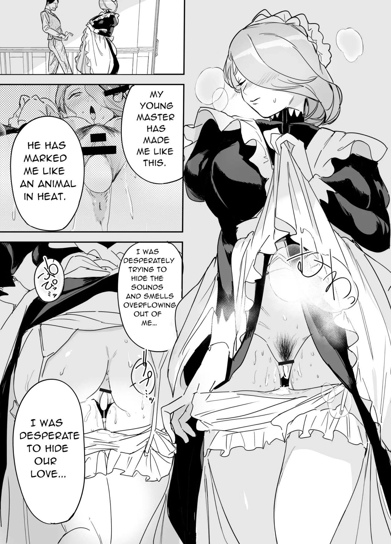 [F no Kottoubako (Onizuka Frill)] Boku no Nurse Maid Isabella no Fudeoroshi ~Ochichi ga Goshomou nara Tanezuke kudasaimashi~ | My Nursemaid Isabella's First Time ~ If You Desire, Please Impregnate Me ~ [English] page 61 original parody - maid business suit hentai manga - read online free