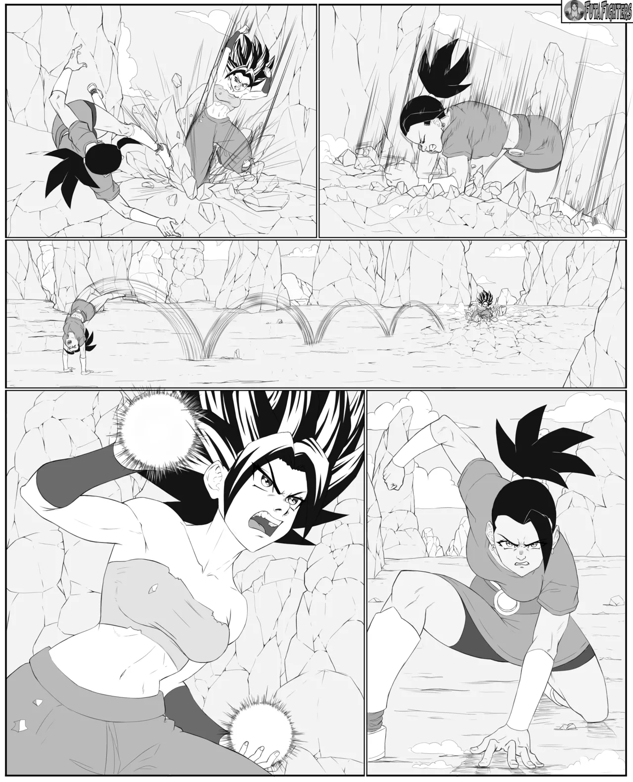 Caulifla vs Kale FutaFighters ongoing page 26 featuring caulifla dragon ball z parody - ryona shemale hentai manga - read online free