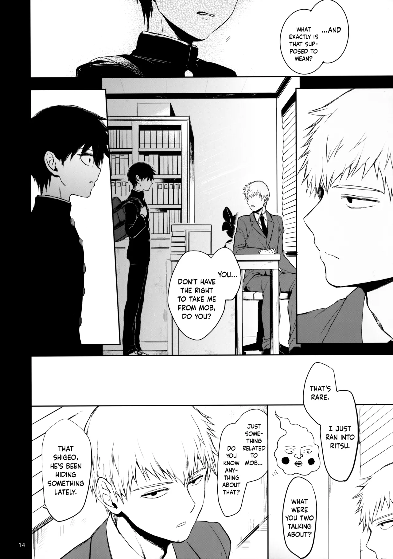 Page 13 of (ONE→HUNDRED 7) [Terepirin (goshi)] Saitei na Otona Ge | The Worst Kind of Adult, Chapter 3 (Mob Psycho 100) [English] {Chin²}