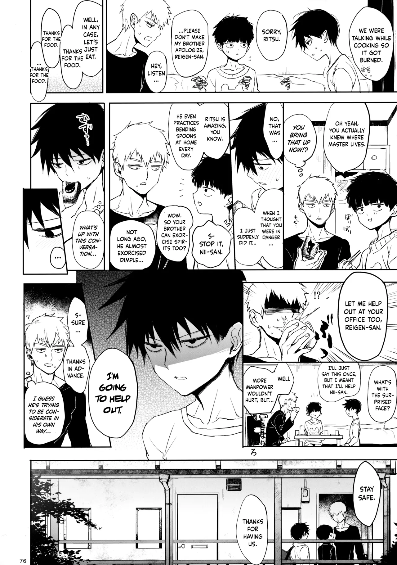 Page 75 of (ONE→HUNDRED 7) [Terepirin (goshi)] Saitei na Otona Ge | The Worst Kind of Adult, Chapter 3 (Mob Psycho 100) [English] {Chin²}