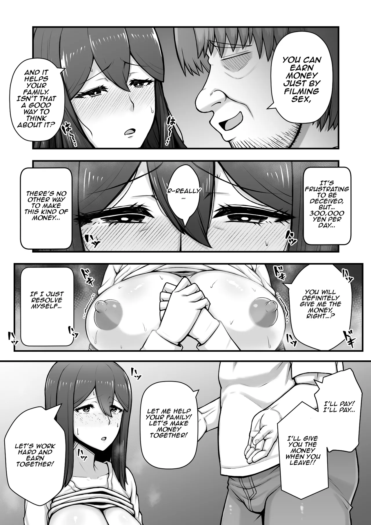 Okusan ga Kinyoku Ochisuru Dosukebe Zuma deshita | She was a lewd housewife who falls into depravity for money page 10 original parody - squirting milf hentai manga - read online free