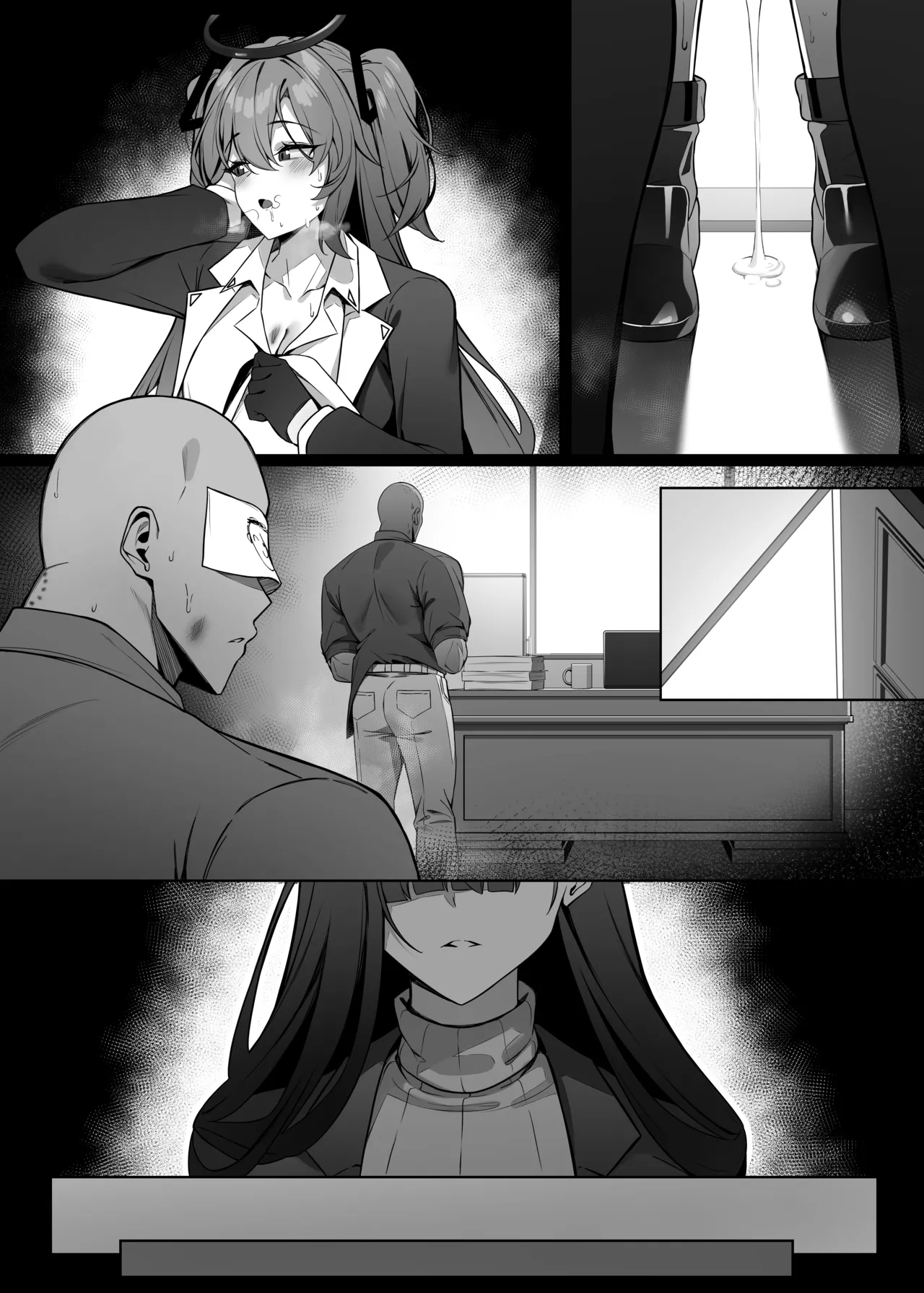 Rio wa Shitto Suru page 53 featuring sensei blue archive parody - squirting big breasts hentai manga - read online free