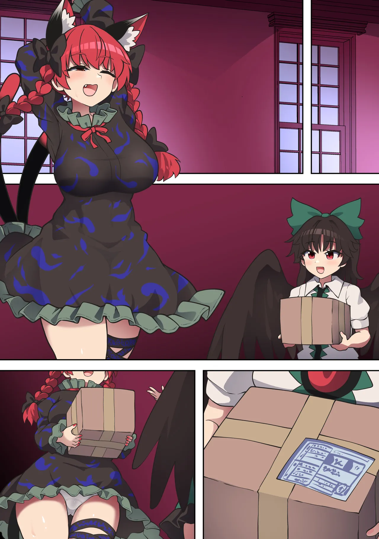 Orin-chan no Hatsujouki Onanii Enikki（Touhou Project） page 24 featuring rin kaenbyou touhou project parody - full color big breasts hentai manga - read online free