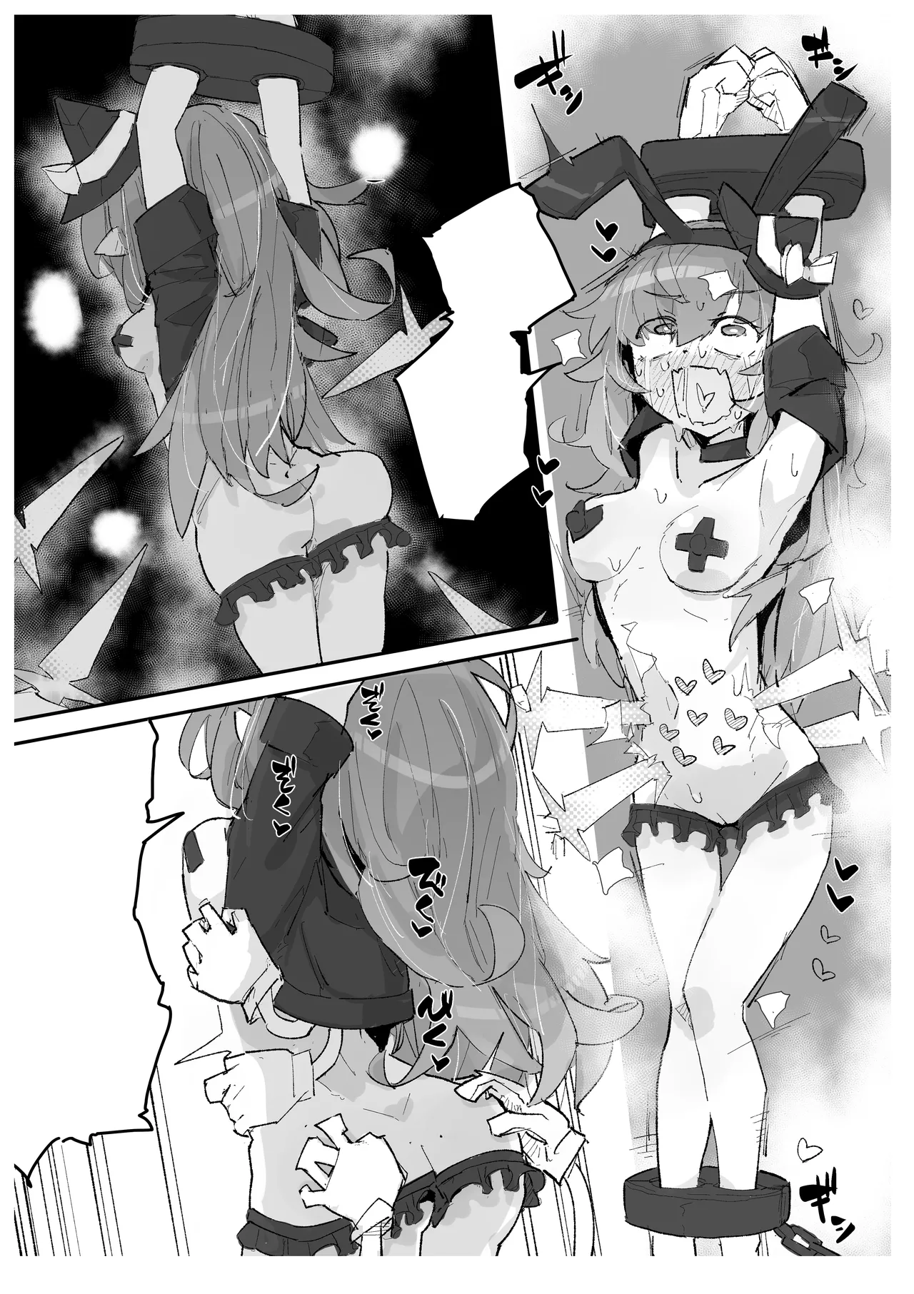 Majo to Kusuguri Majutsu Show page 23 original parody - bondage tickling hentai manga - read online free