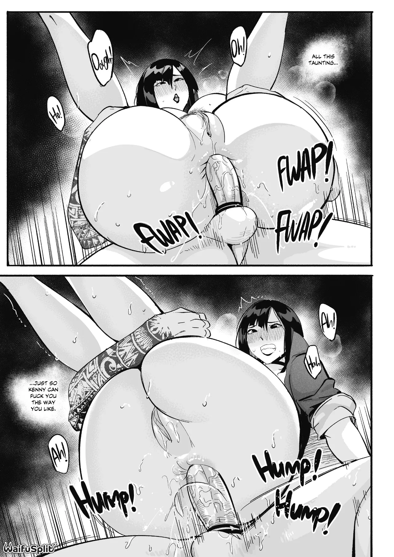 WaifuSplit [Ryopie]  A-Block CH2 page 33 original parody - sweating big breasts hentai manga - read online free