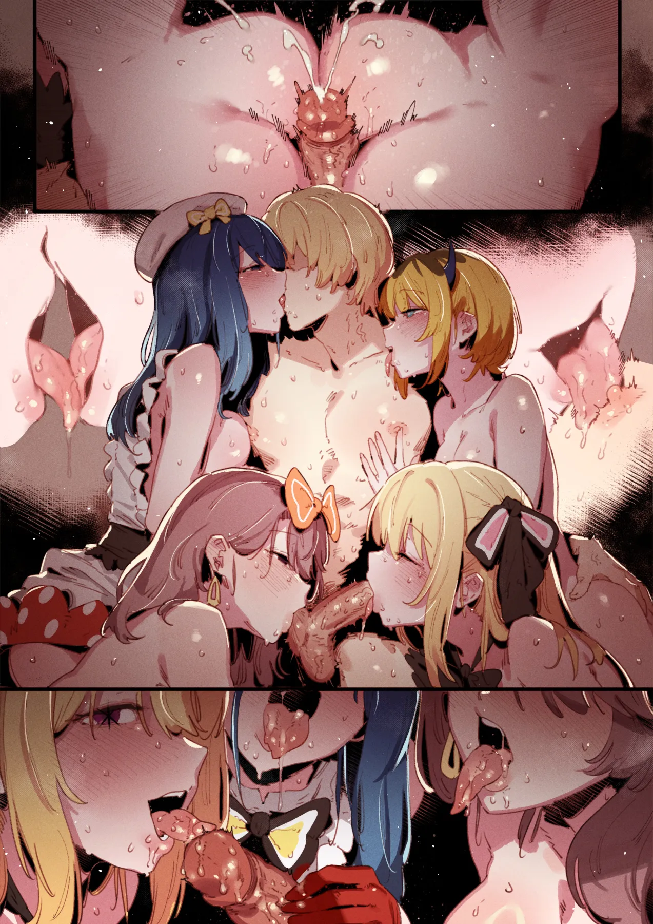 01-25_Akane &...😎🍆💢 & _Kana &...👒🍆💢 & Miyako page 146 featuring aqua hoshino oshi no ko parody - nakadashi full color hentai manga - read online free