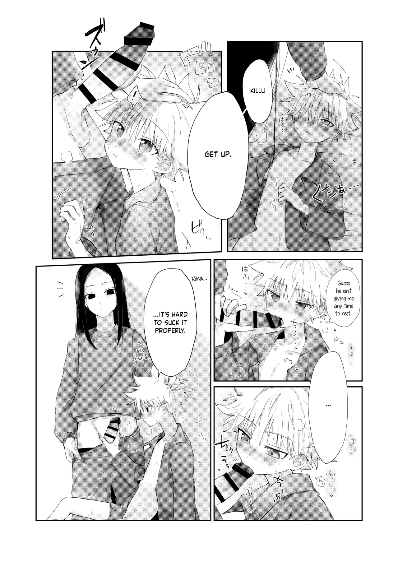 Page 12 of [Usagijima (Chiso)] Oyasumi no Ato ni | After Saying Good Night (Hunter x Hunter) [English] {Chin²} [Digital]