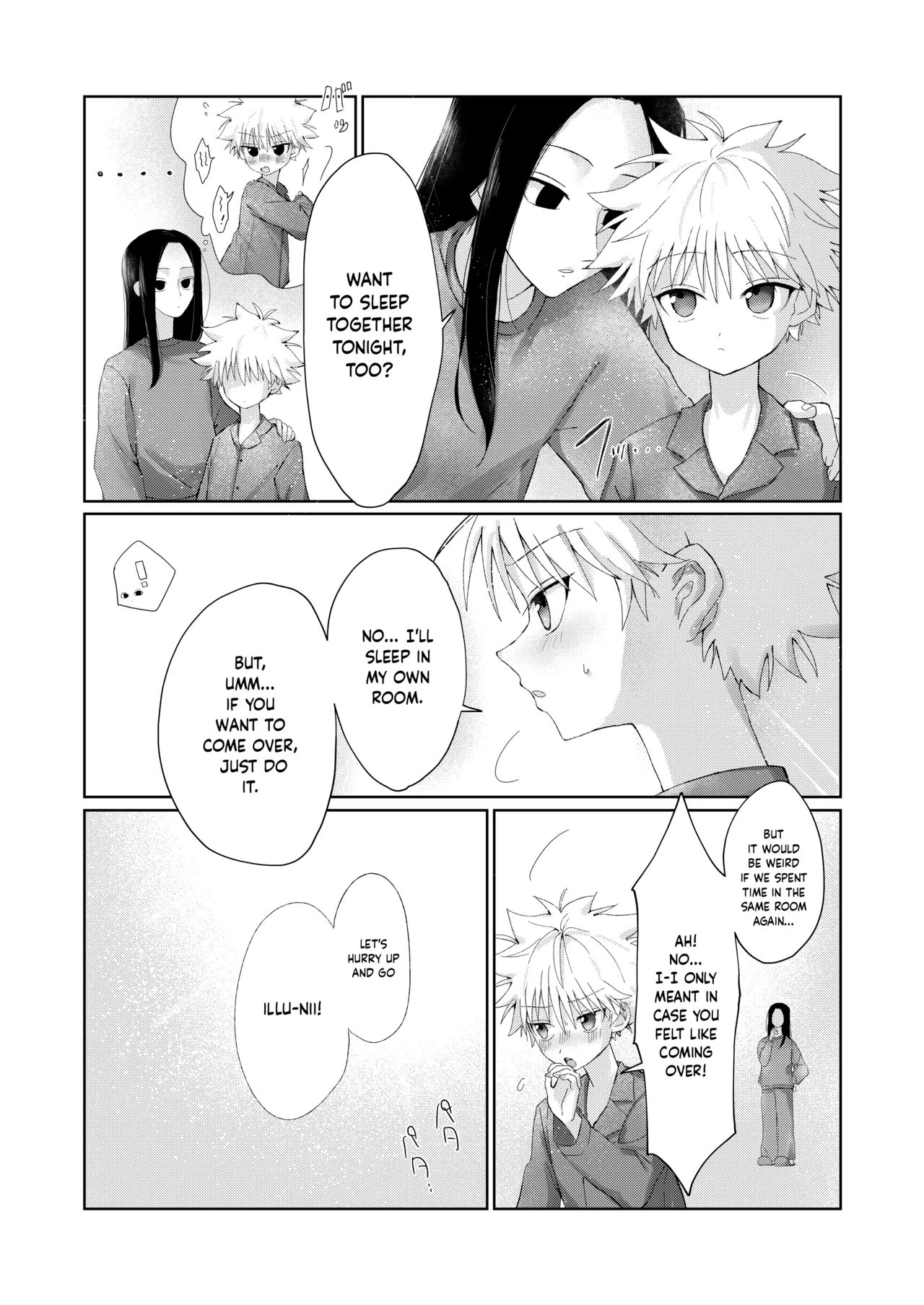 Page 26 of [Usagijima (Chiso)] Oyasumi no Ato ni | After Saying Good Night (Hunter x Hunter) [English] {Chin²} [Digital]