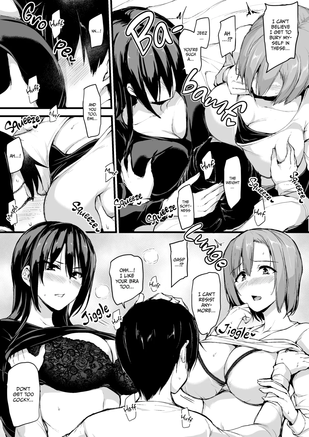Kyonyuu Ga Futariinai To Bokkishinai Otto No Tame Ni Tomodachi O Tsuretekita Tsuma Chapter 1-3 page 10 - sole male paizuri hentai manga - read online free