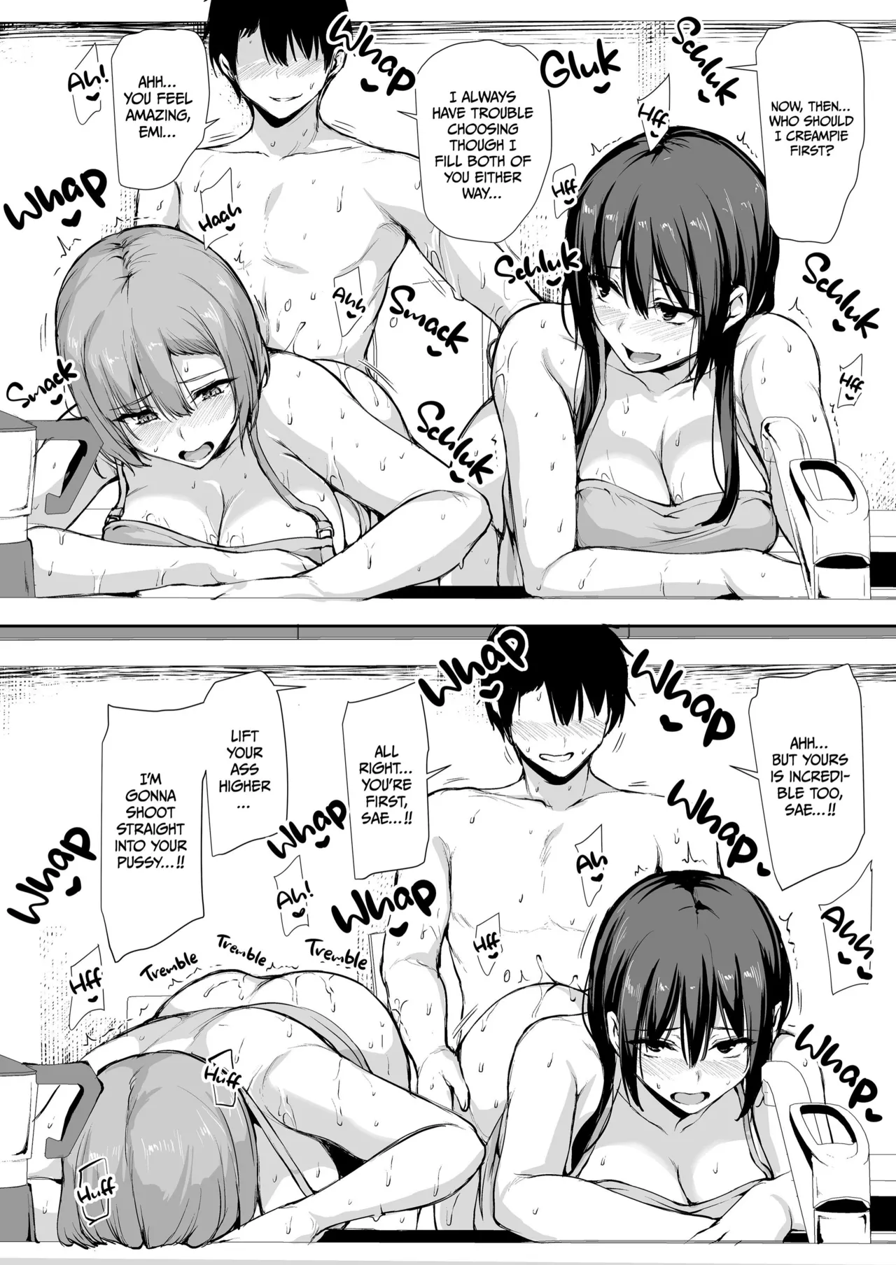 Kyonyuu Ga Futariinai To Bokkishinai Otto No Tame Ni Tomodachi O Tsuretekita Tsuma Chapter 1-3 page 171 - sole male paizuri hentai manga - read online free