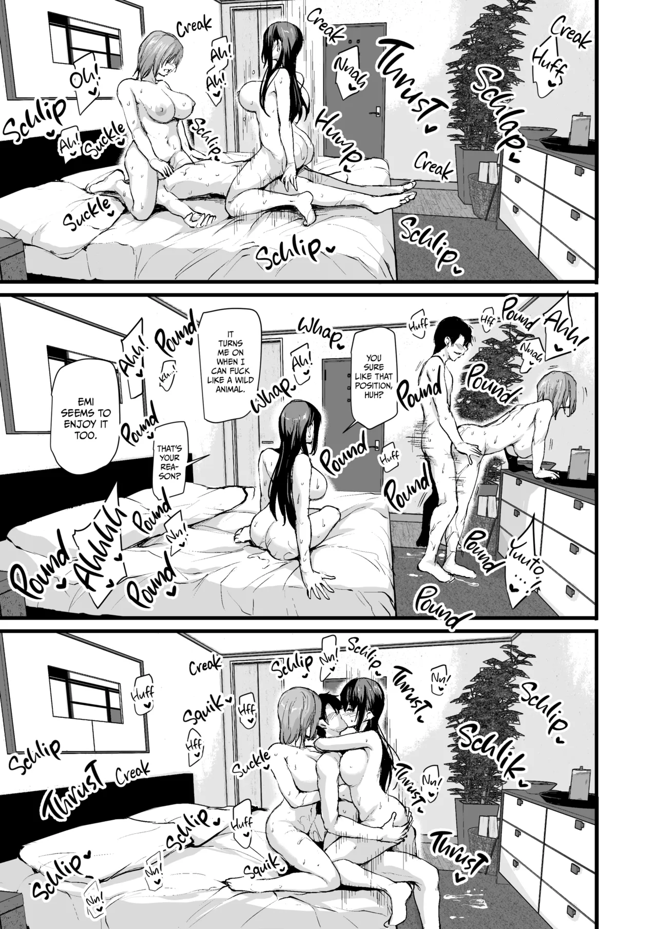 Kyonyuu Ga Futariinai To Bokkishinai Otto No Tame Ni Tomodachi O Tsuretekita Tsuma Chapter 1-3 page 48 - sole male paizuri hentai manga - read online free