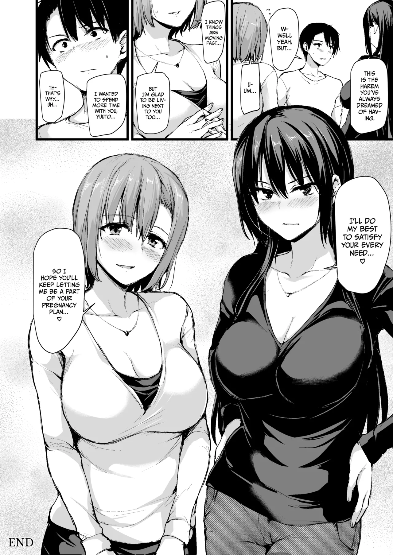 Kyonyuu Ga Futariinai To Bokkishinai Otto No Tame Ni Tomodachi O Tsuretekita Tsuma Chapter 1-3 page 55 - sole male paizuri hentai manga - read online free