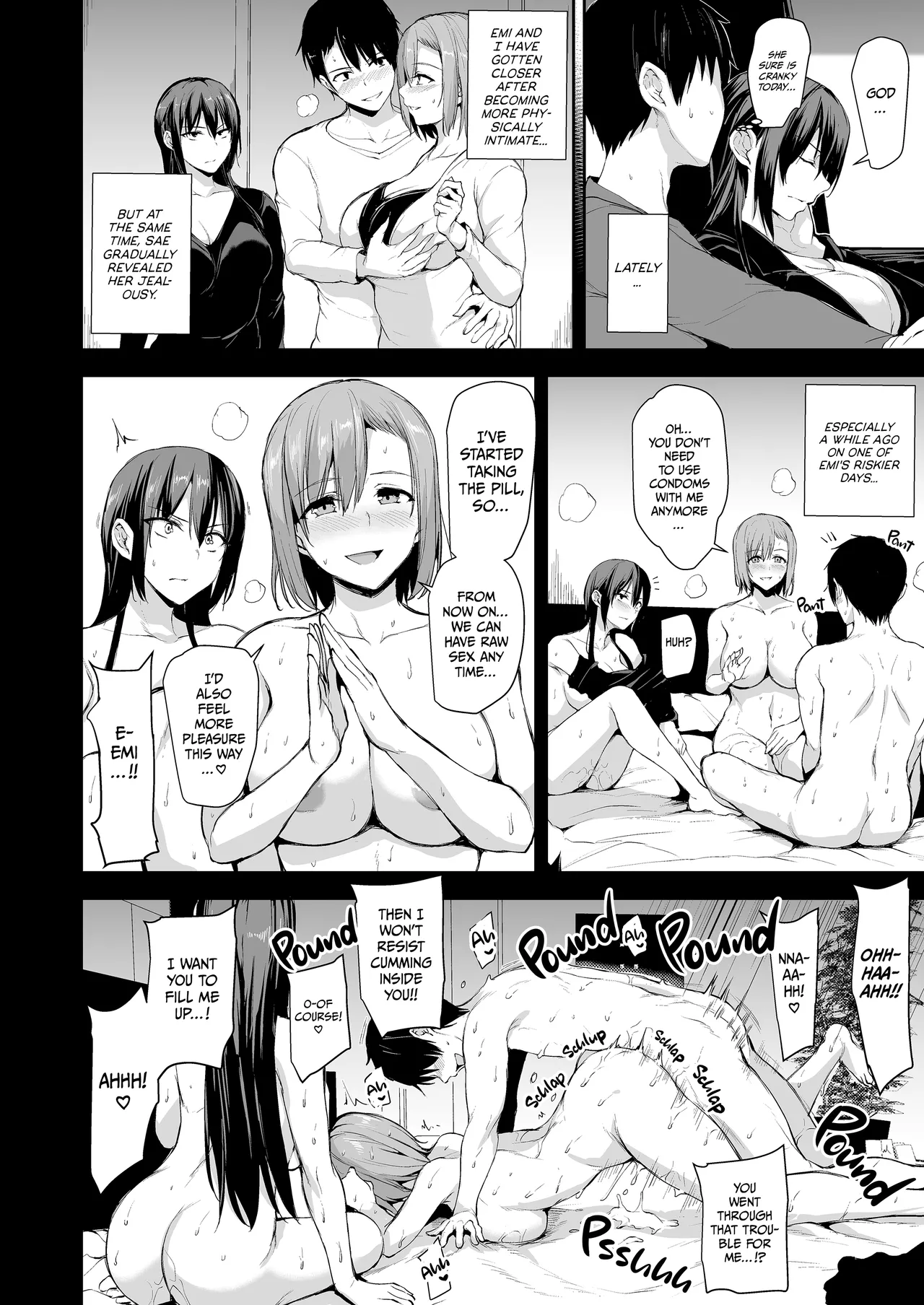 Kyonyuu Ga Futariinai To Bokkishinai Otto No Tame Ni Tomodachi O Tsuretekita Tsuma Chapter 1-3 page 72 - sole male paizuri hentai manga - read online free