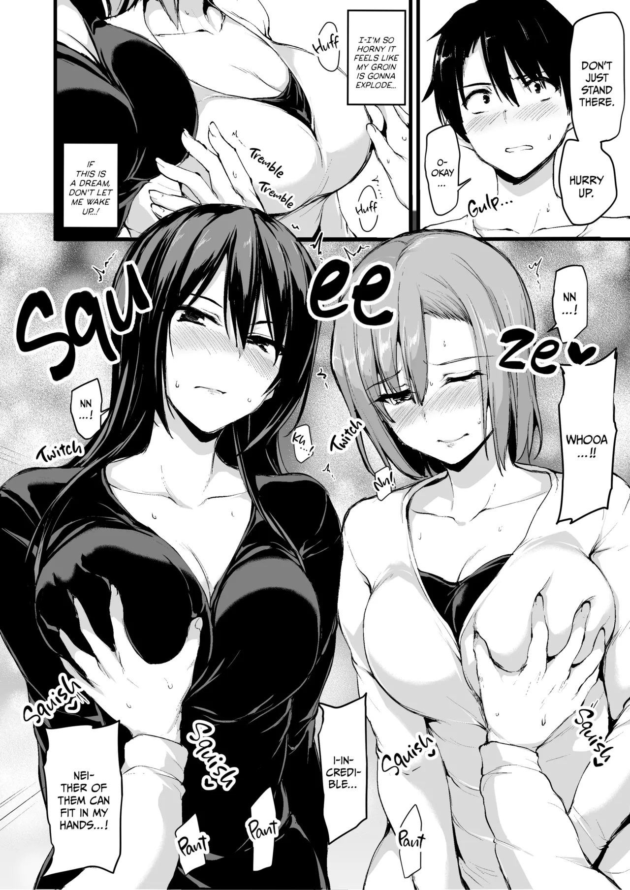 Kyonyuu Ga Futariinai To Bokkishinai Otto No Tame Ni Tomodachi O Tsuretekita Tsuma Chapter 1-3 page 9 - sole male paizuri hentai manga - read online free