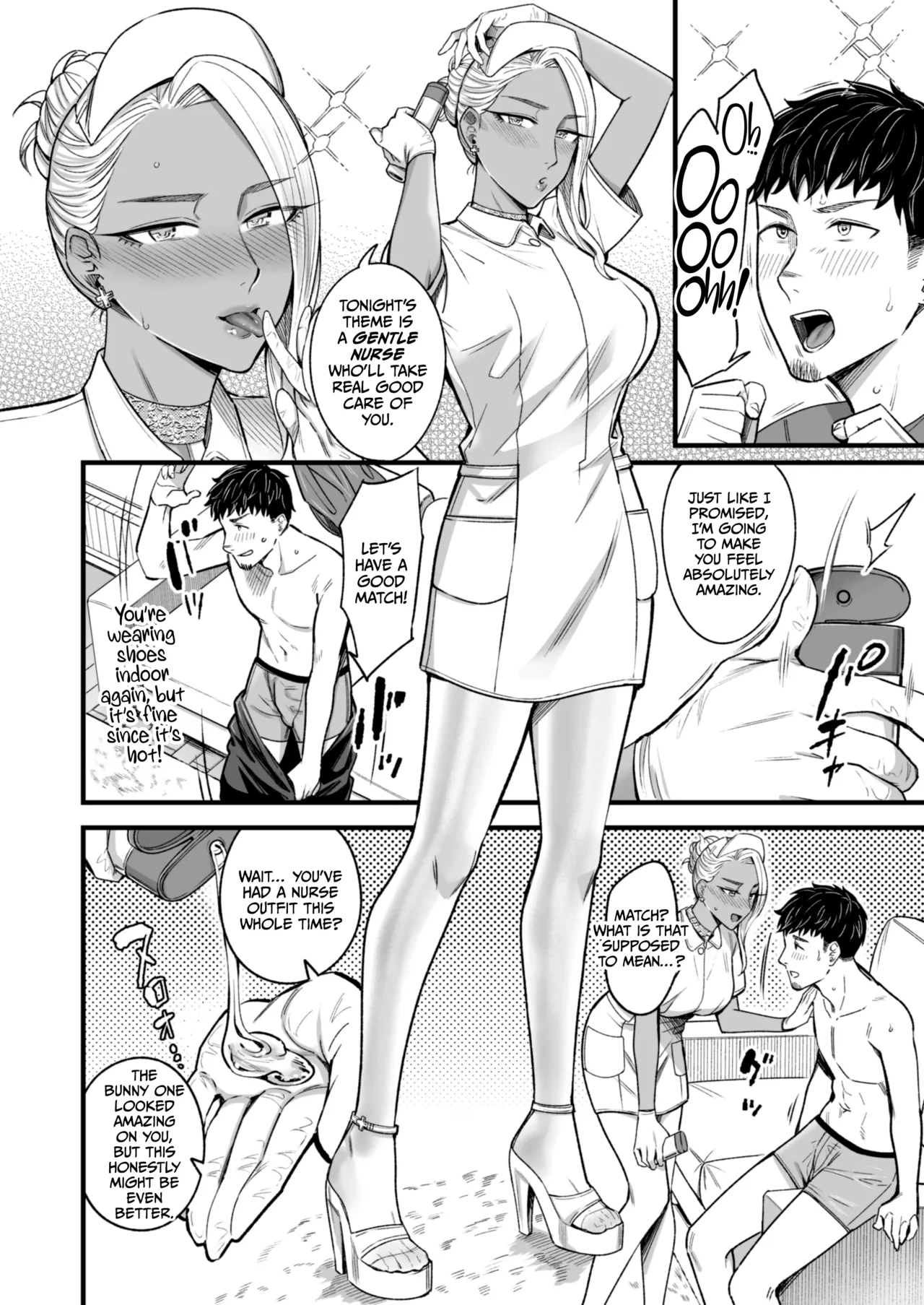 [YAGEN Nankotsu (Inukami Inoji)] Ally-san wa Doko Demo Ikitai!! Bangai-hen - Ally's Super Trip!! Extra Black or White [English] [CulturedCommissions] [Digital] page 44 original parody - nurse nakadashi hentai manga - read online free