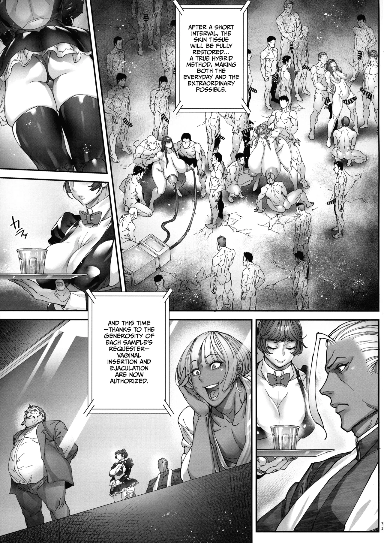 (C104) [Kocho Kocho Koukou (Bonten)] Nyuujoku no Ori ~Hitozuma Sousakan Atsuko~ San [English] [CulturedCommissions] page 30 original parody - futanari big breasts hentai manga - read online free