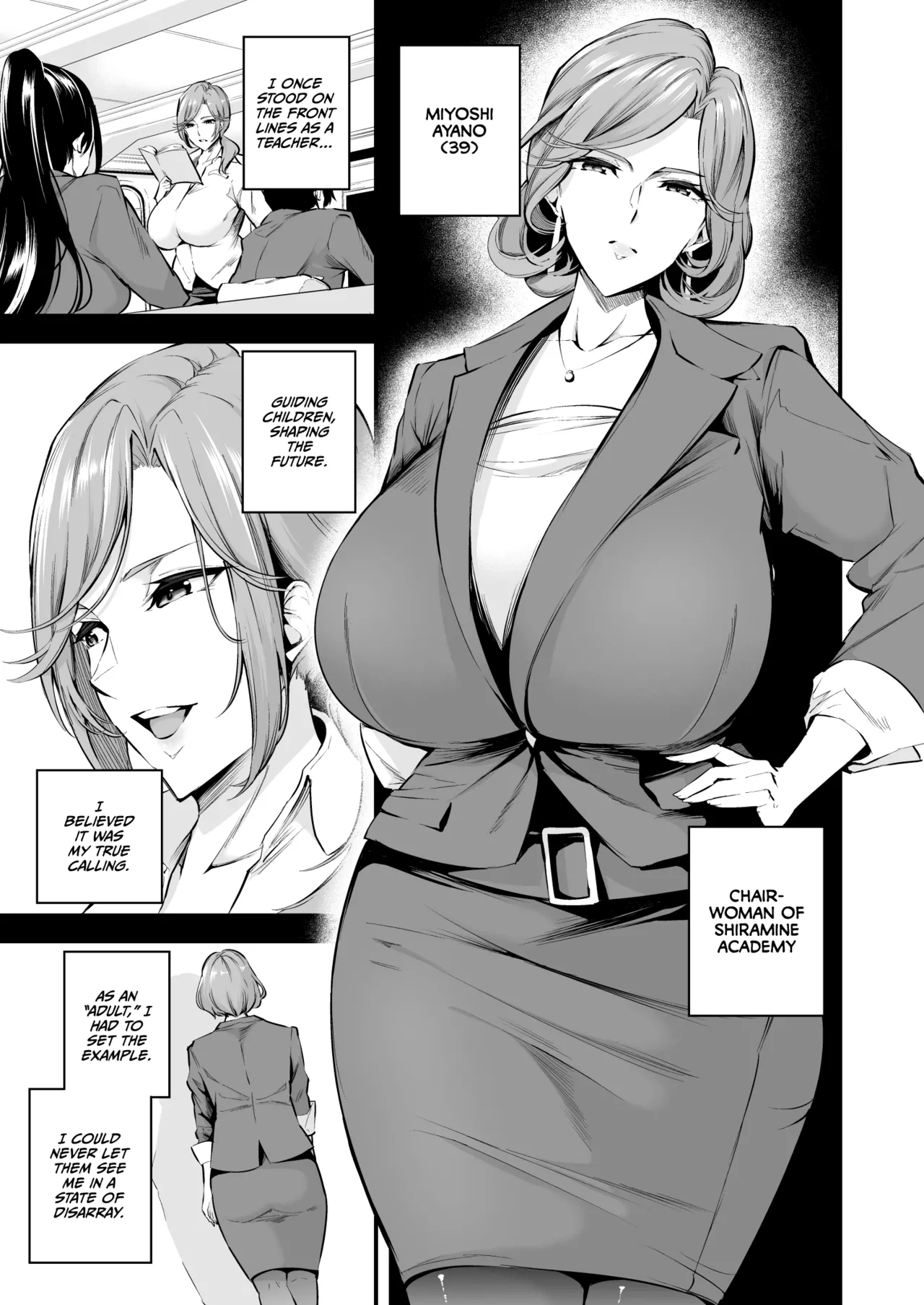 Page 4 of [Nasi-pasuya (Nasipasuta)] Shiramine Gakuen no Mesubuta Rijichou Kouhen [English] [CulturedCommissions] [Digital]
