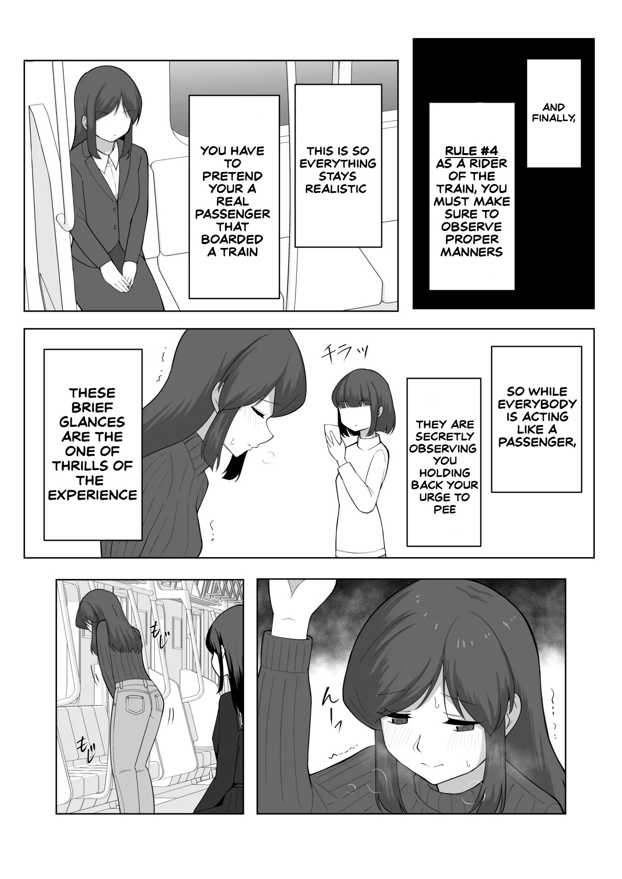 Gaman Ressha ni Nottemita! page 15 original parody - females only schoolgirl uniform hentai manga - read online free