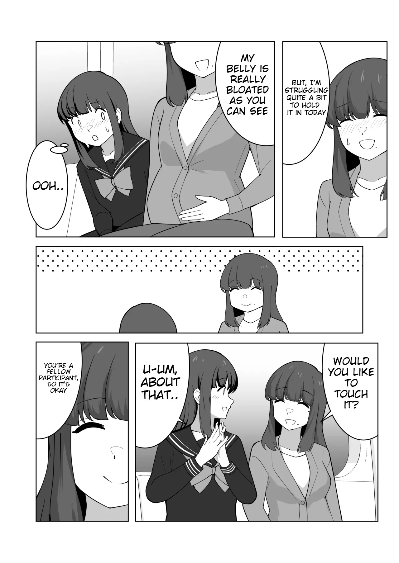 Gaman Ressha ni Nottemita! page 32 original parody - females only schoolgirl uniform hentai manga - read online free