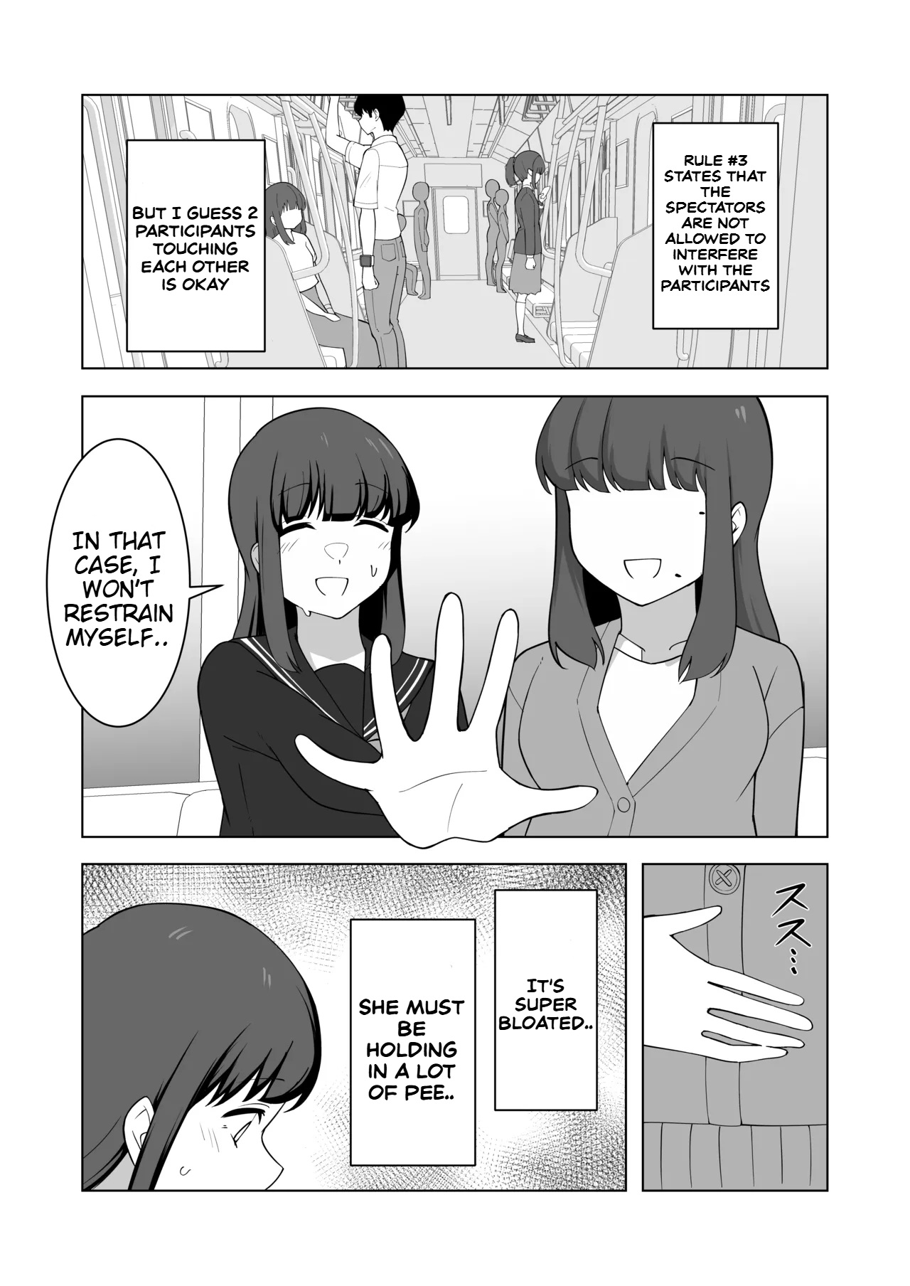 Gaman Ressha ni Nottemita! page 33 original parody - females only no penetration hentai manga - read online free