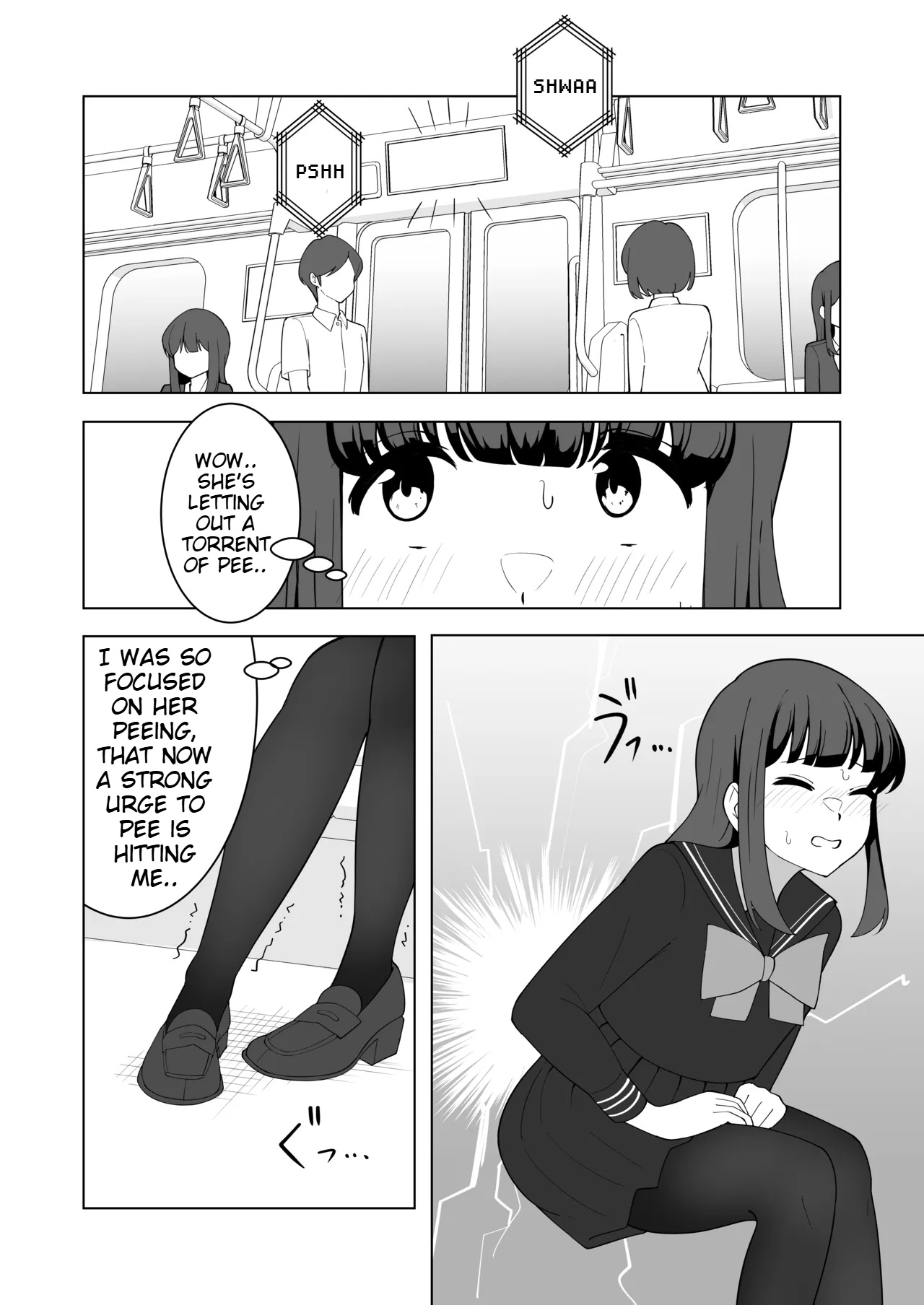 Gaman Ressha ni Nottemita! page 48 original parody - females only no penetration hentai manga - read online free