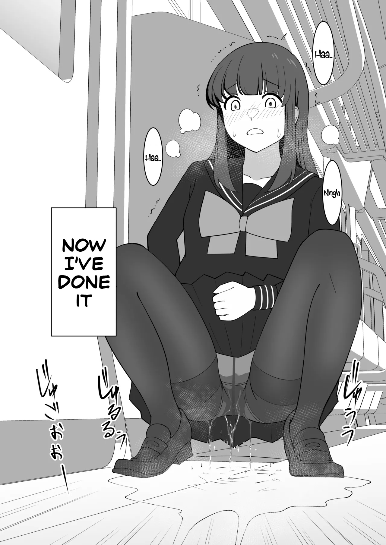 Gaman Ressha ni Nottemita! page 52 original parody - females only schoolgirl uniform hentai manga - read online free