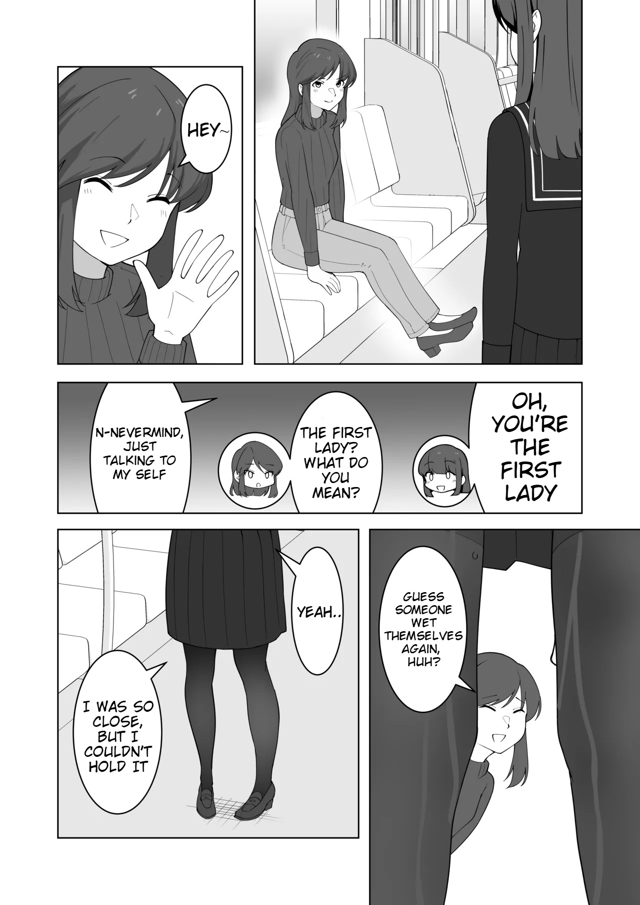 Gaman Ressha ni Nottemita! page 58 original parody - females only no penetration hentai manga - read online free