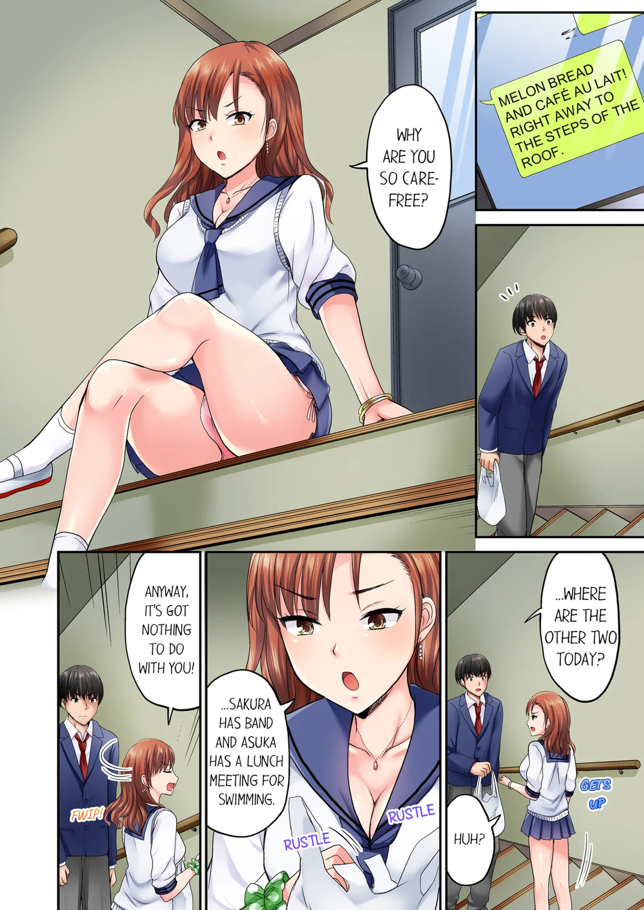 Pashiri no Shita Teku, Yabaitte... ~ Ebi Sori Iki Suru Namaiki Gyaru | Bullied Boy's Tongue Revenge Vol.1-4 page 11 - sole male full color hentai manga - read online free