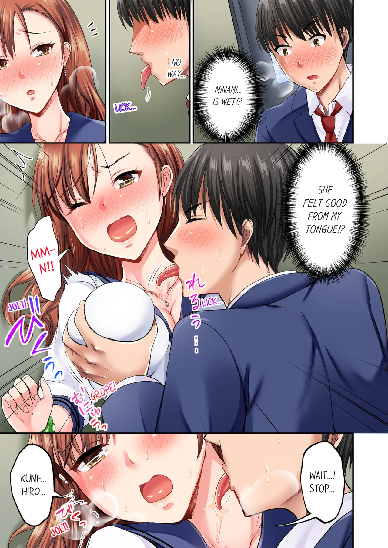 Pashiri no Shita Teku, Yabaitte... ~ Ebi Sori Iki Suru Namaiki Gyaru | Bullied Boy's Tongue Revenge Vol.1-4 page 18 - sole male full color hentai manga - read online free