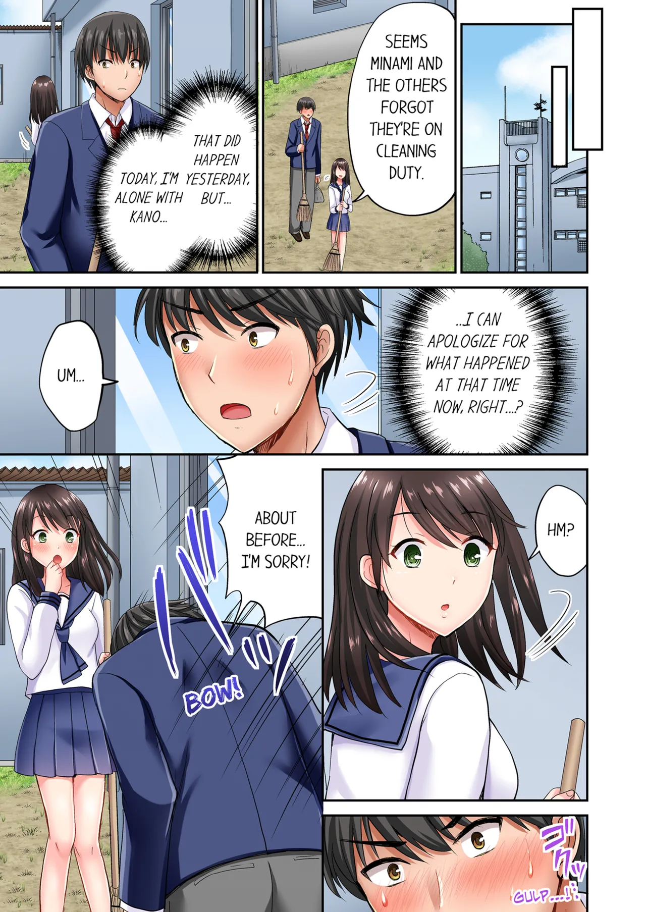 Pashiri no Shita Teku, Yabaitte... ~ Ebi Sori Iki Suru Namaiki Gyaru | Bullied Boy's Tongue Revenge Vol.1-4 page 48 - sole male full color hentai manga - read online free