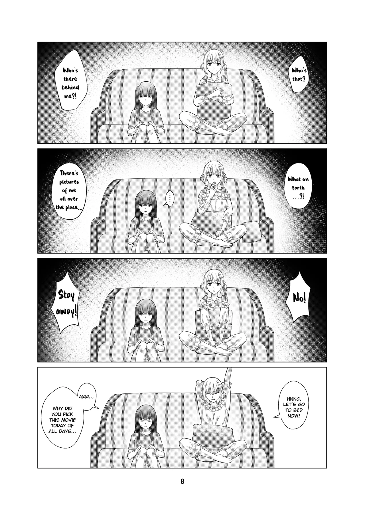 My Sweet Bodyguard page 9 featuring chisato nishikigi lycoris recoil parody - yuri kissing hentai manga - read online free