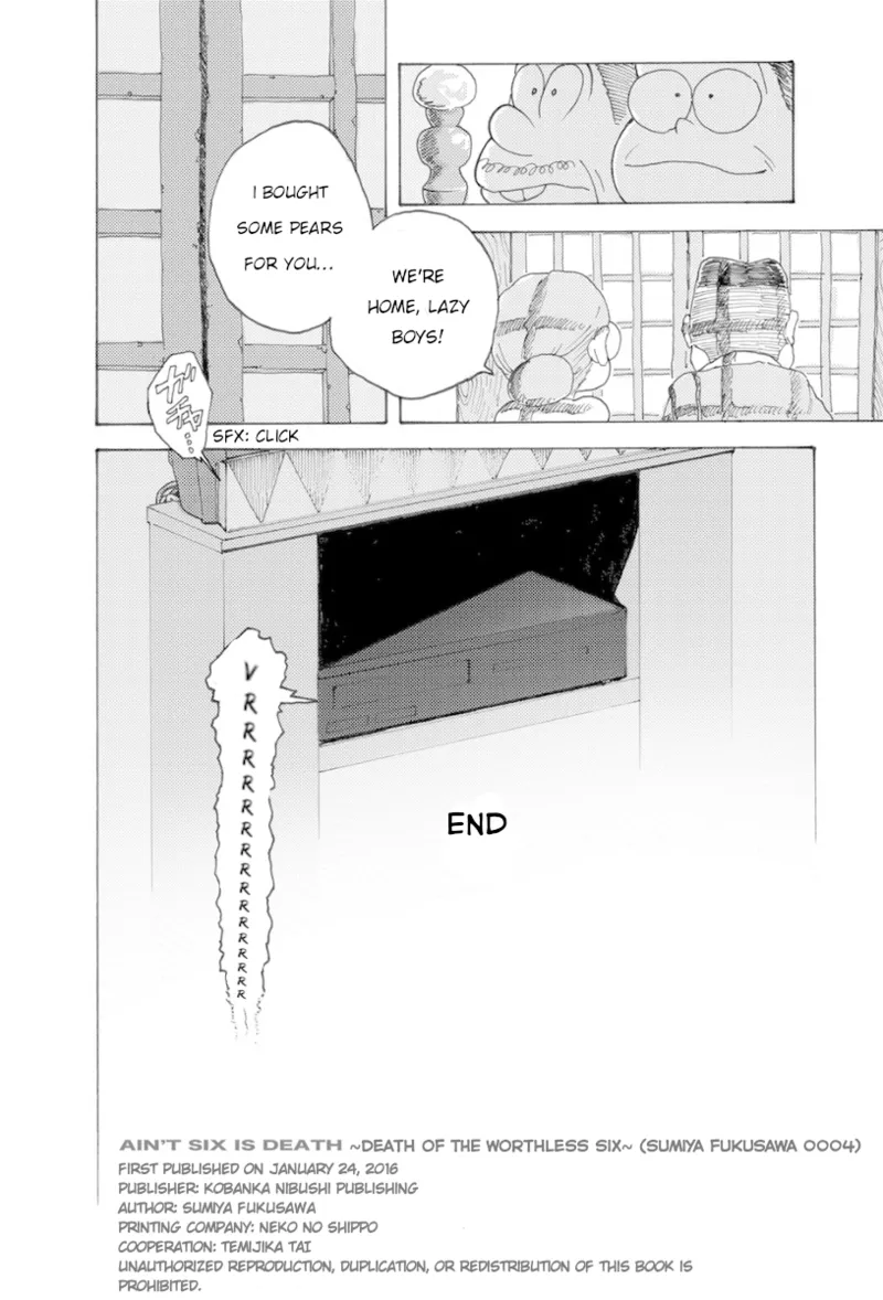AIN'T SIX IS DEATH page 31 featuring osomatsu matsuno osomatsu-san parody - guro cannibalism hentai manga - read online free