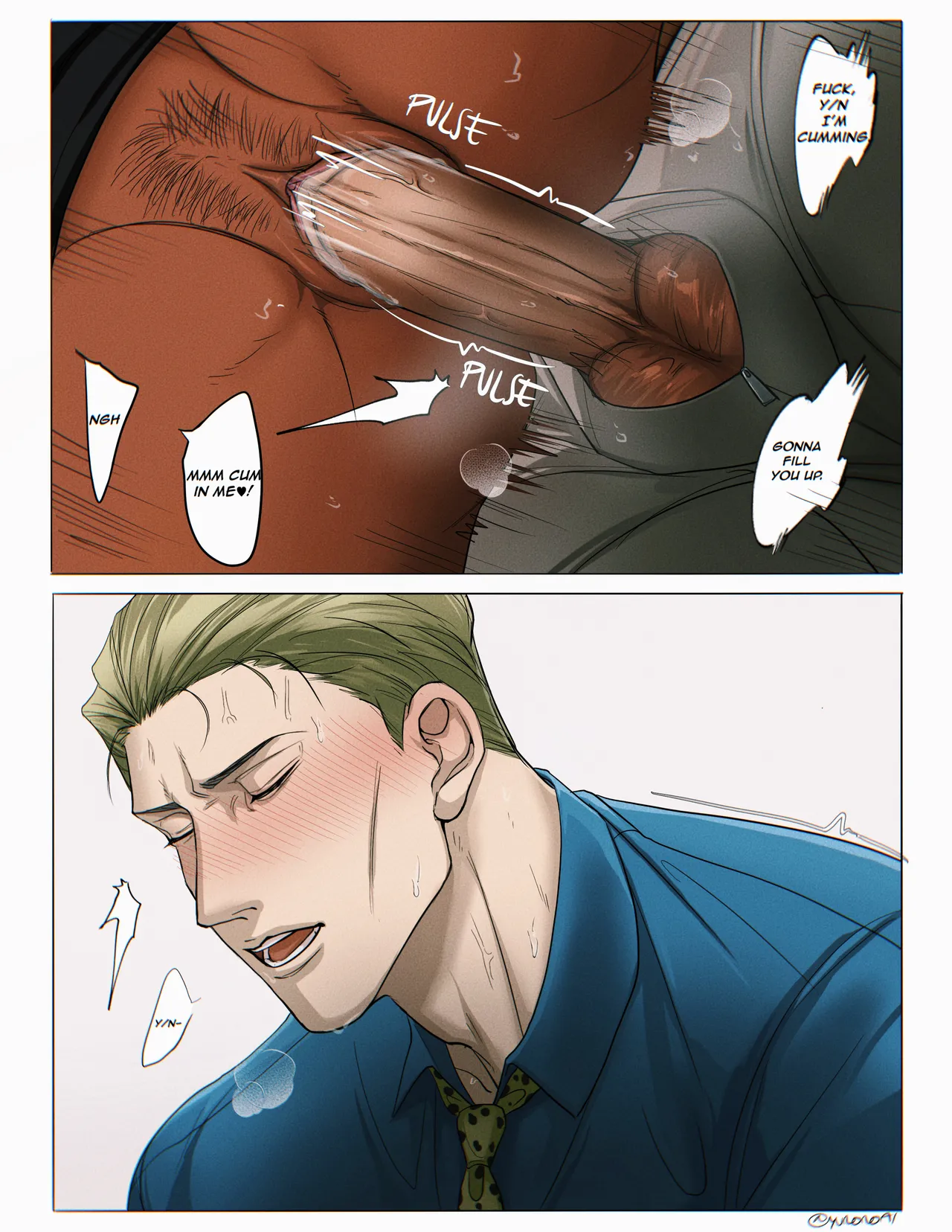 Nanami comic page 17 featuring kento nanami jujutsu kaisen parody - business suit cunnilingus hentai manga - read online free