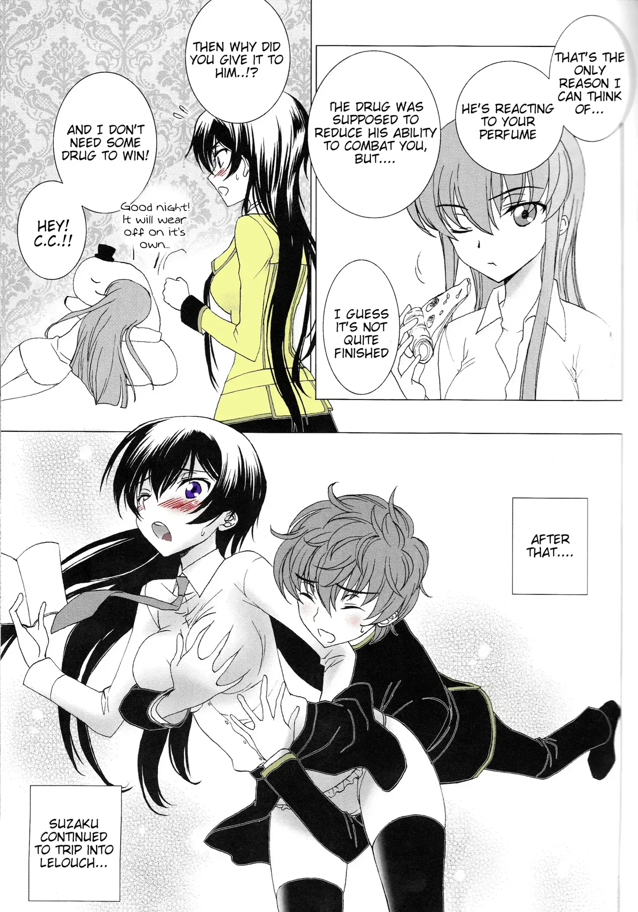(SUPER21) [MAX&COOL. (Sawamura Kina)] Lucky Sukebe Miracle Drug (CODE GEASS: Lelouch of the Rebellion) [English] [Tigoris Translates]partial color page 18 featuring lelouch vi britannia code geass parody - transformation schoolgirl uniform hentai manga - read online free