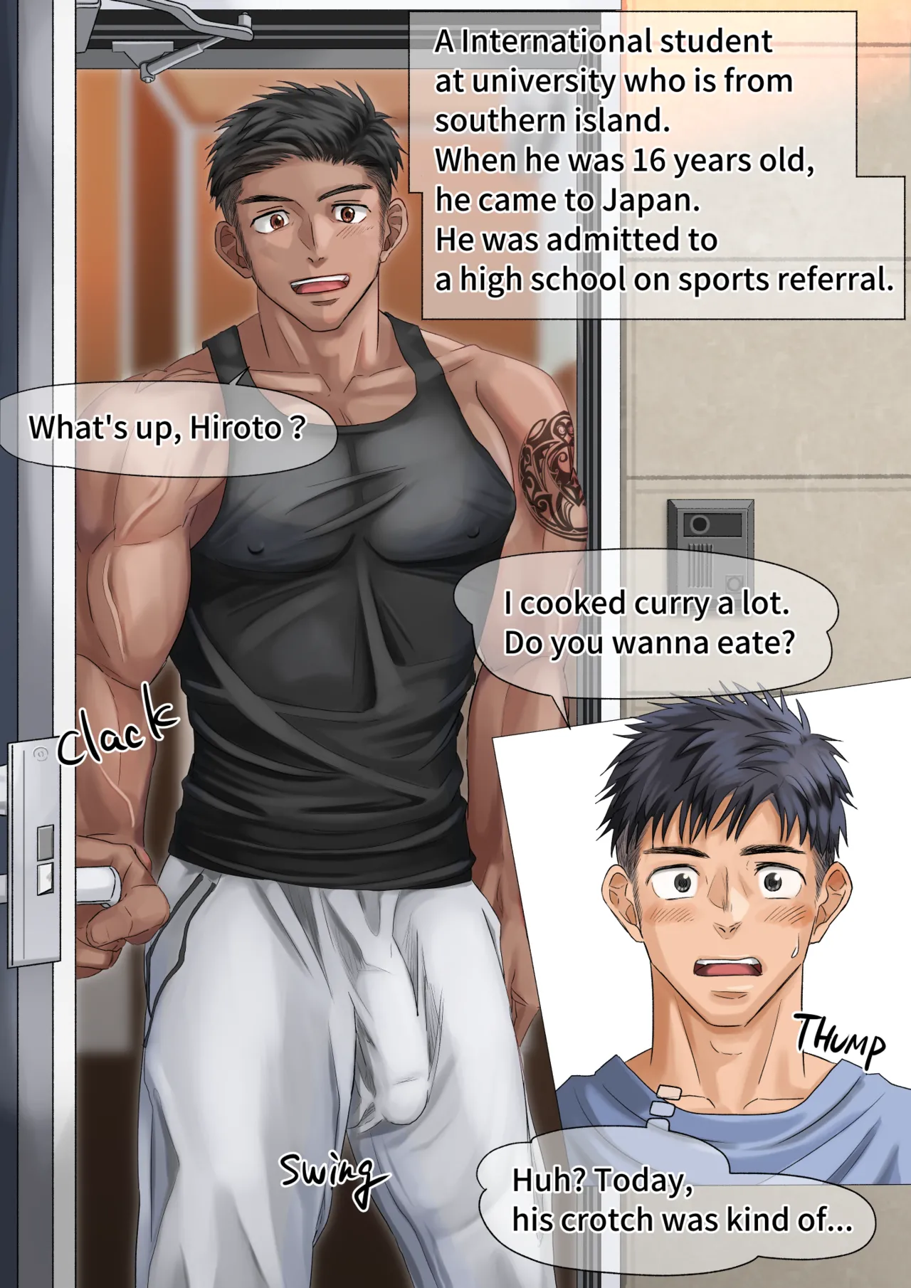 [motyaki] 隣の留学生くんのオナホに堕ちる(p10.)【ENG】 (Pixiv Fanbox) page 11 original parody - yaoi males only hentai manga - read online free