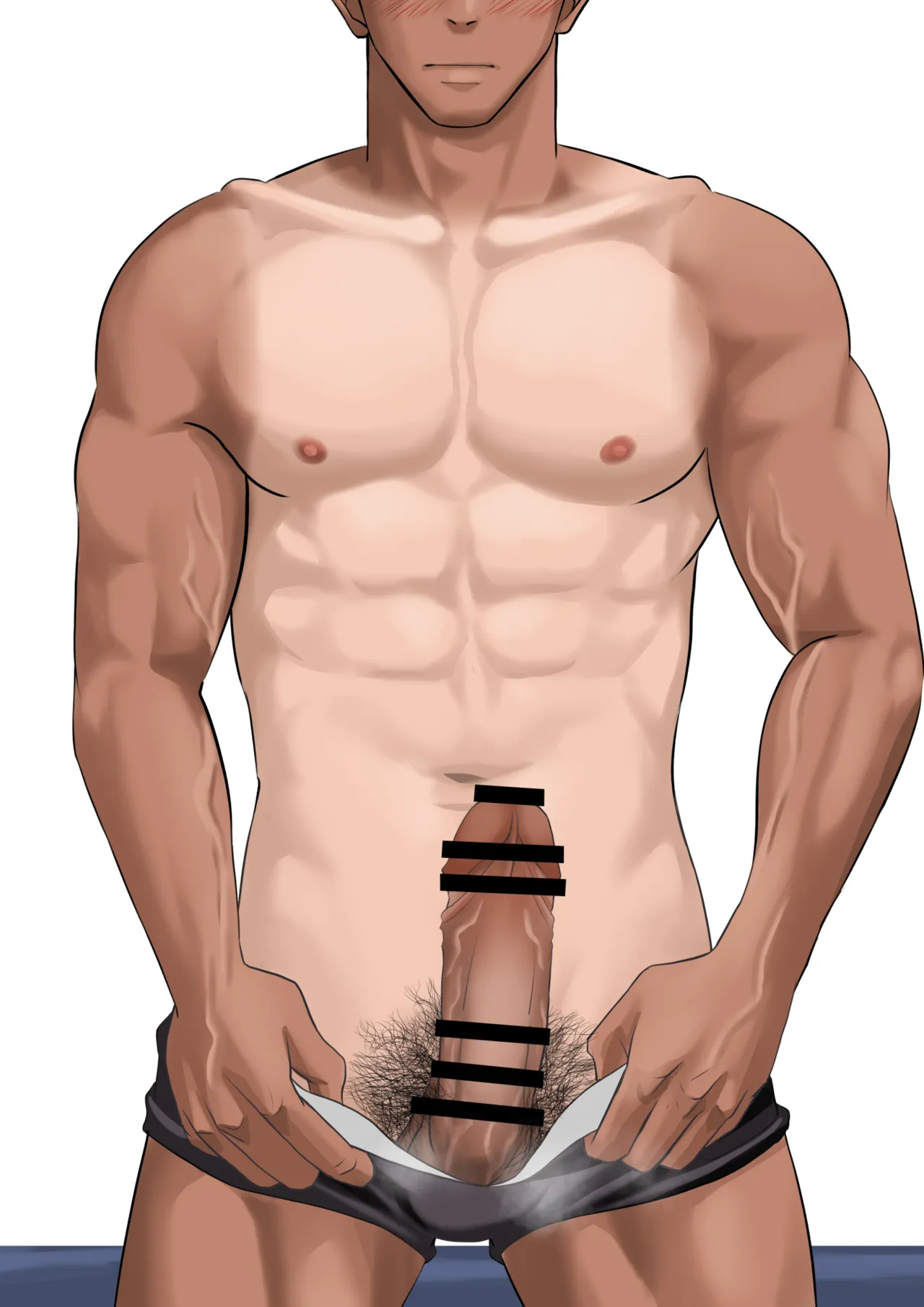 [motyaki] 片想いしてる友達が家に来た2(11p.)【ENG】 (Pixiv Fanbox) page 20 original parody - hairy males only hentai manga - read online free