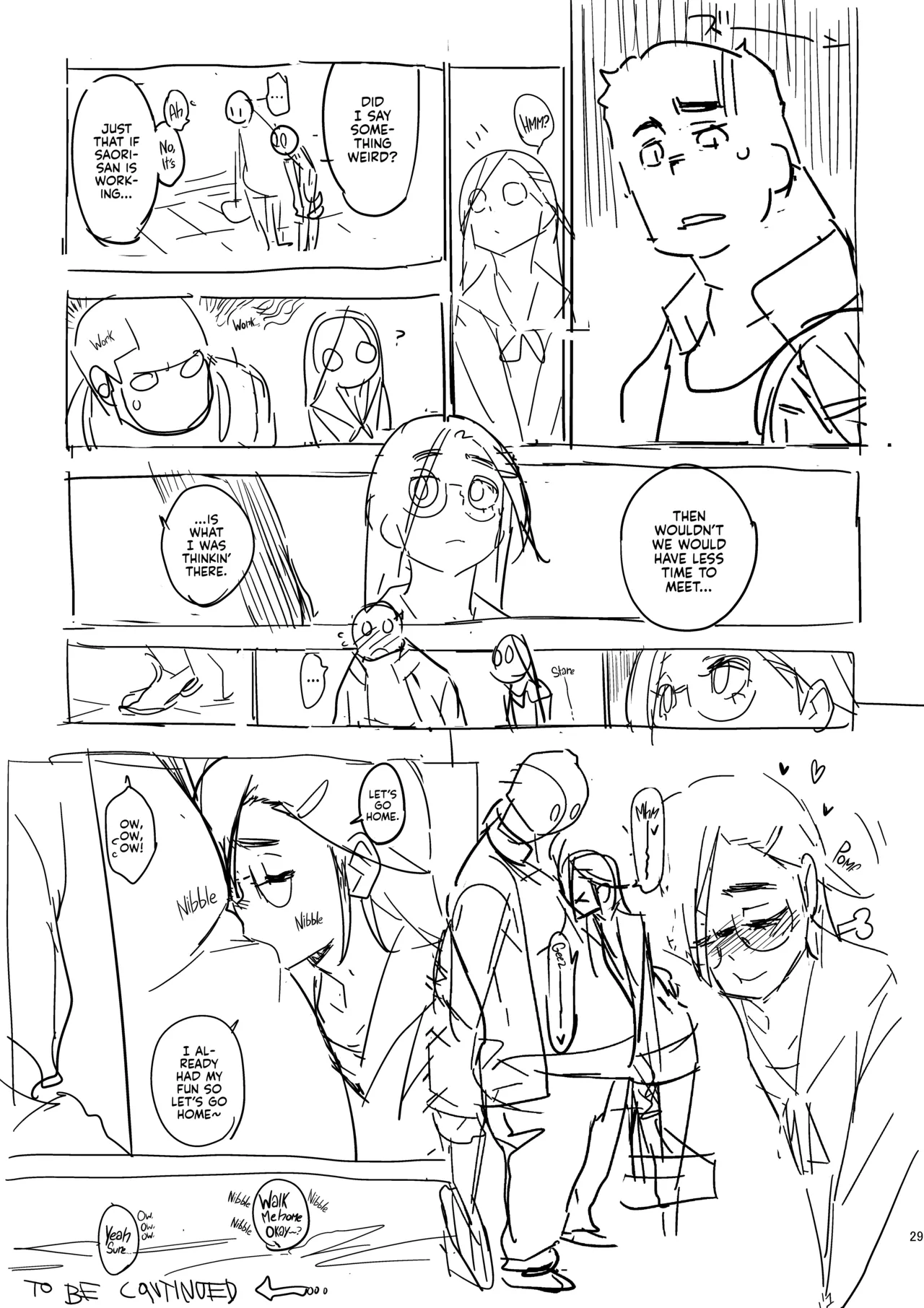 Saori page 28 original parody - kissing glasses hentai manga - read online free