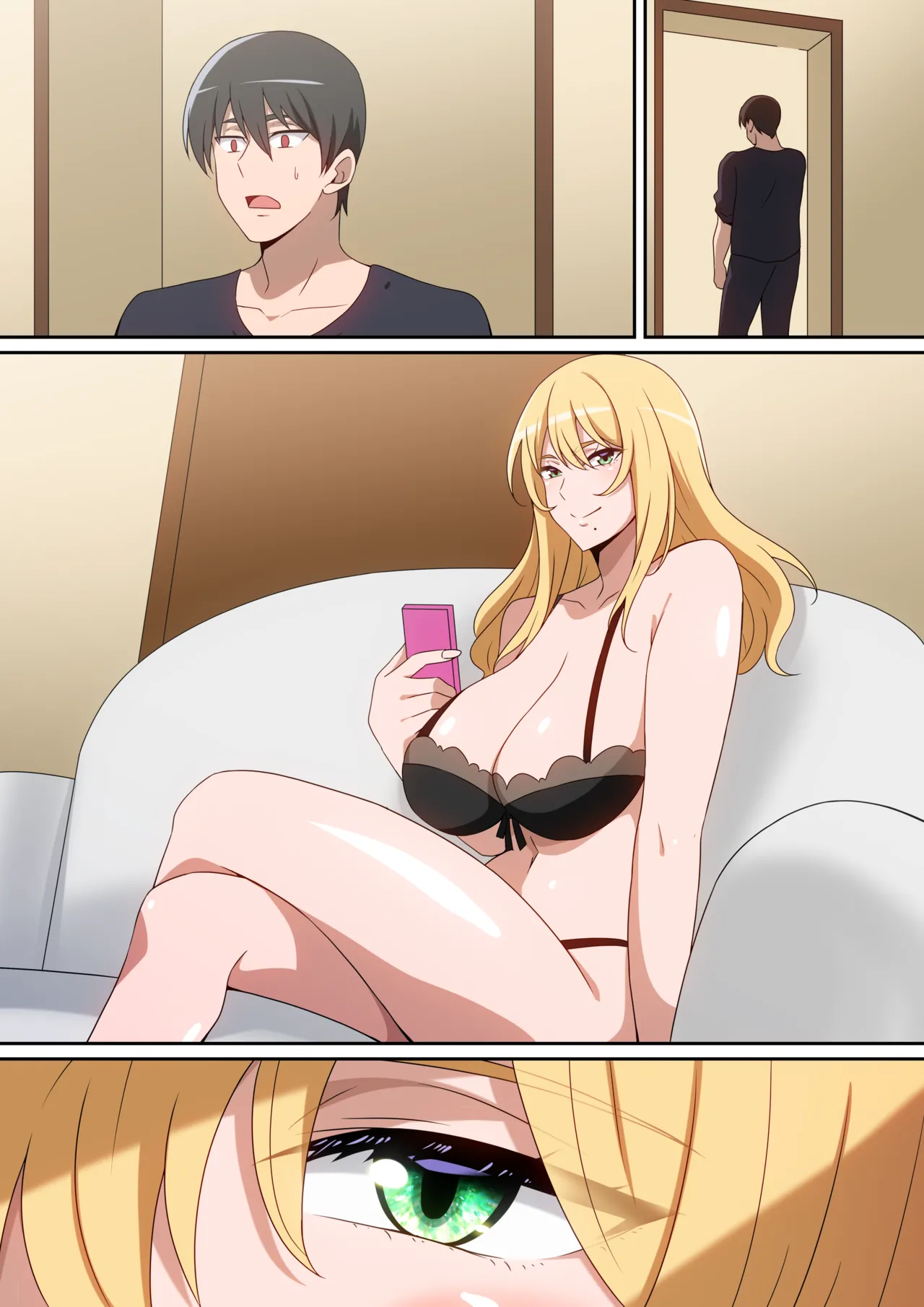 シェアハウス破壊女 page 59 original parody - kissing big breasts hentai manga - read online free