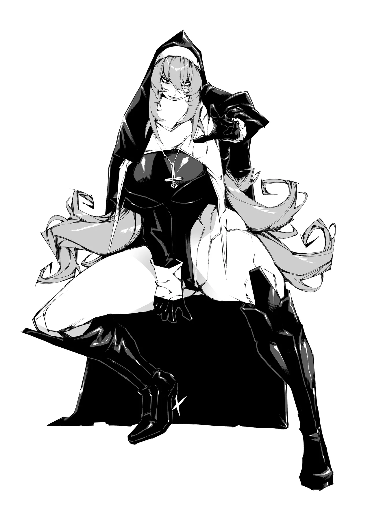 [Yakiniku Tabetei (Pobotto)] Kyokon Tensei -Seiki Shijou Shugi na Isekai ni Tensei shita no de Bakunyuu Bijo to Hame Makuri -Gyaru Amazon & Inran Sister Hen- | 巨根转生—转生到性器至上主义的异世界与爆乳美女们纵情交欢—亚马逊女战士辣妹＆淫乱修女篇 [Chinese] [千禧美少女汉化] page 42 original parody - sole male nakadashi hentai manga - read online free