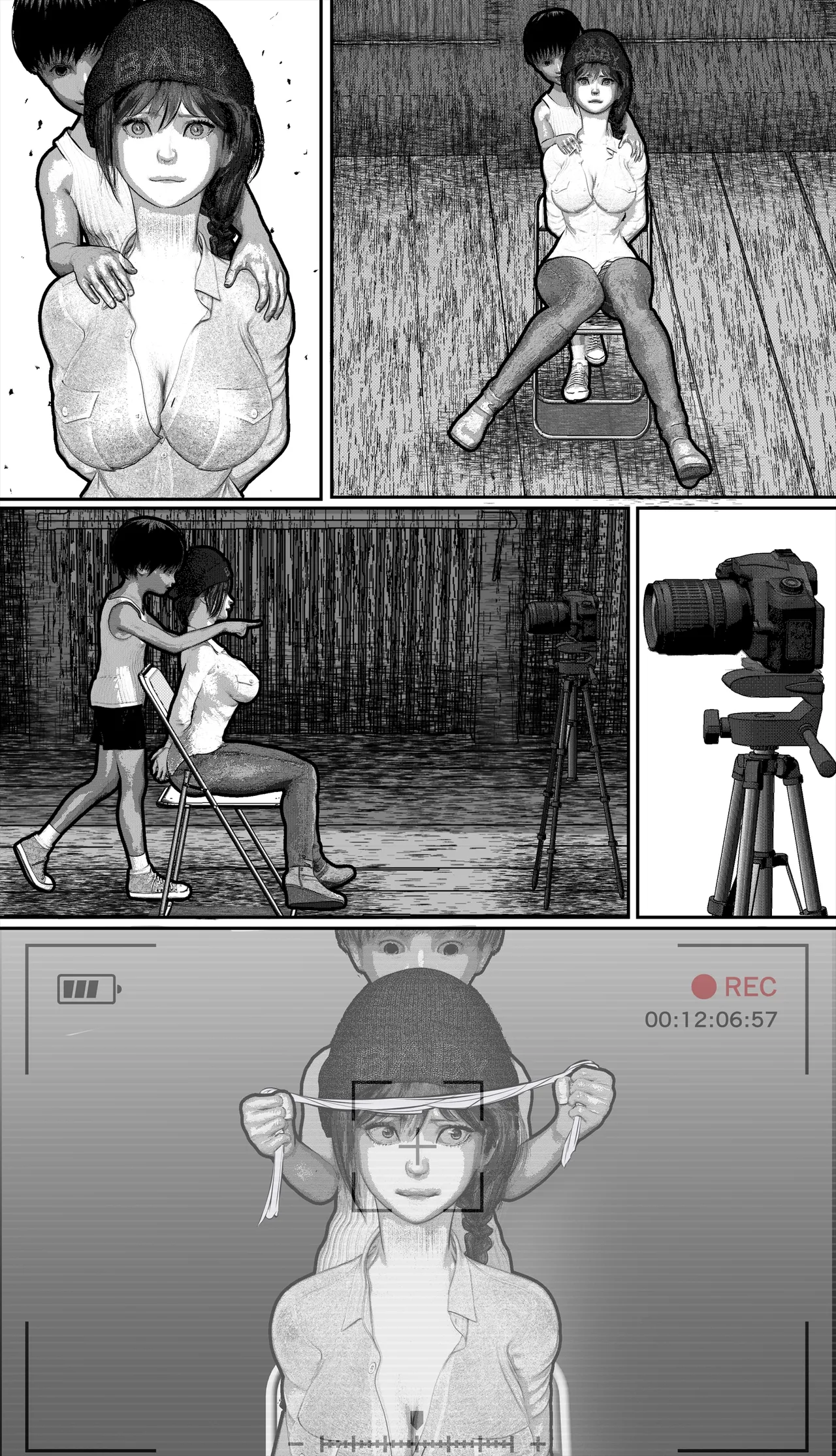 Page 109 of [岩石堂] 首絞め!漫画・スナッフシリーズ「三部作総集編」/首絞めリョナ・コミック作品