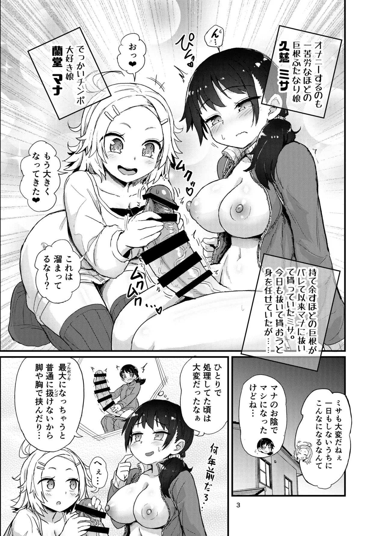 Futanari Musume ha dokidoki shiteru - Page 3