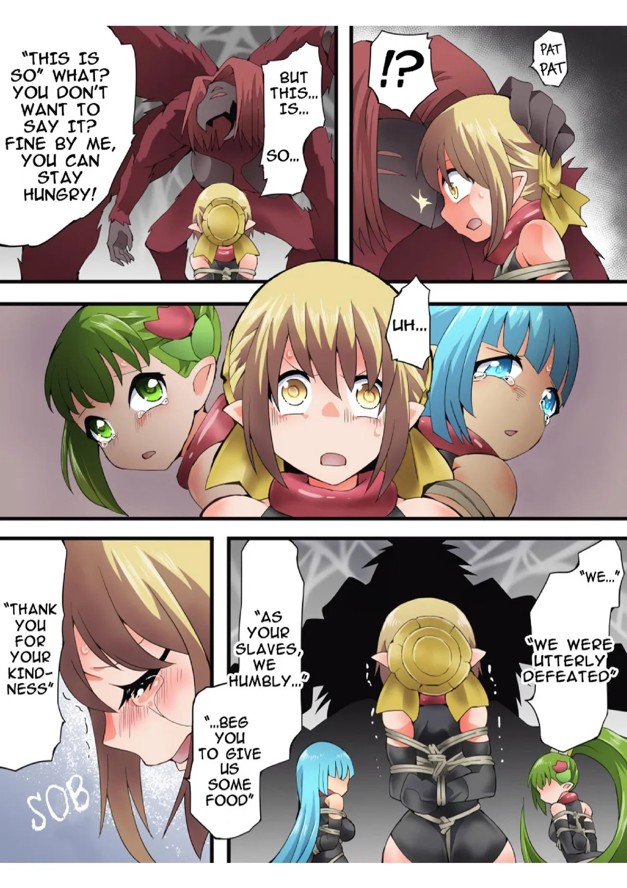 Yousei Kishi Fairy Bloom Ch. 8 page 10 original parody - gag bondage hentai manga - read online free