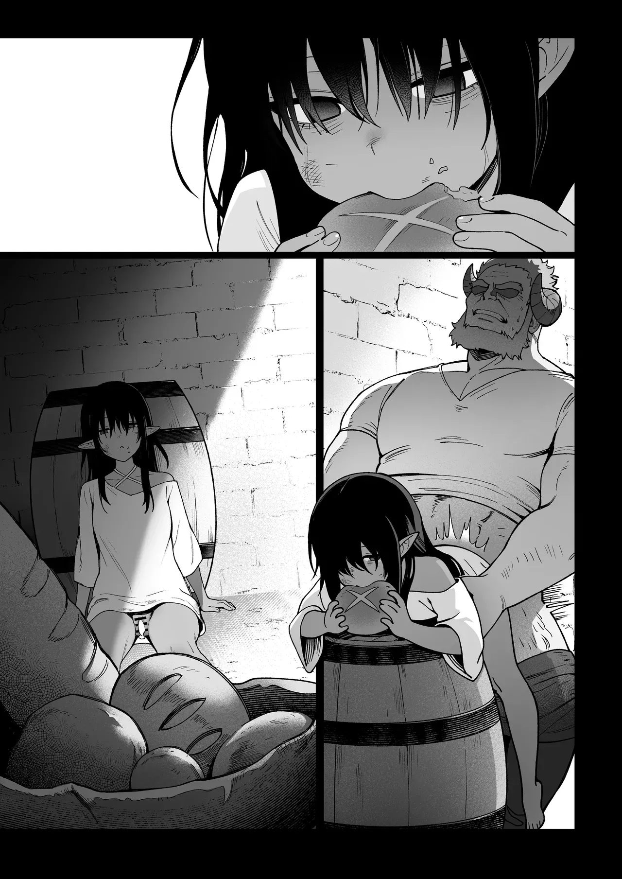 [(Sencha Bashira, Mugicha Bashira)] Fairy Brothel (Volume 1): The Virgin Orc Assigned To The Dark Skinned Elf [English] [Comics EnjoyerTranslation] page 29 original parody - elf sweating hentai manga - read online free