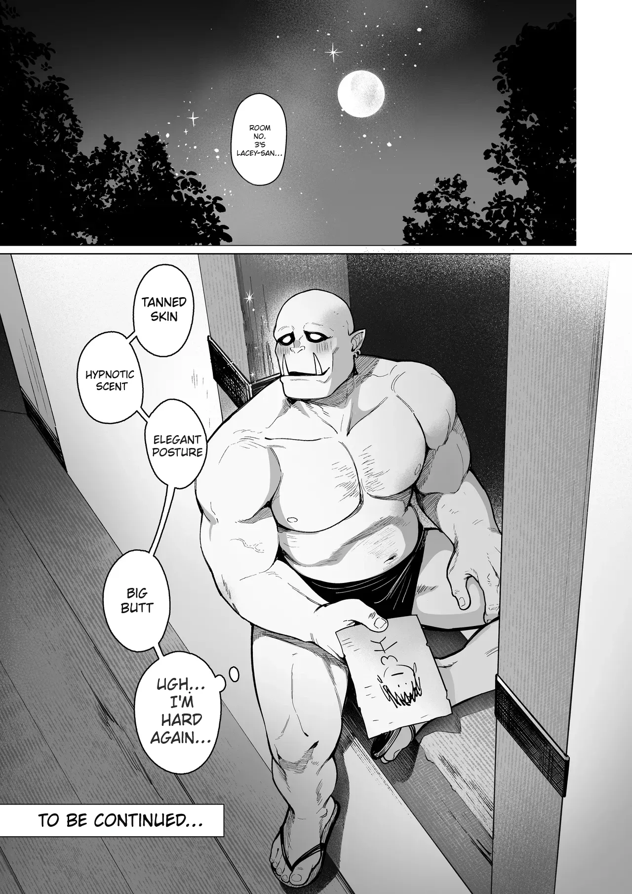 [(Sencha Bashira, Mugicha Bashira)] Fairy Brothel (Volume 1): The Virgin Orc Assigned To The Dark Skinned Elf [English] [Comics EnjoyerTranslation] page 46 original parody - elf sweating hentai manga - read online free