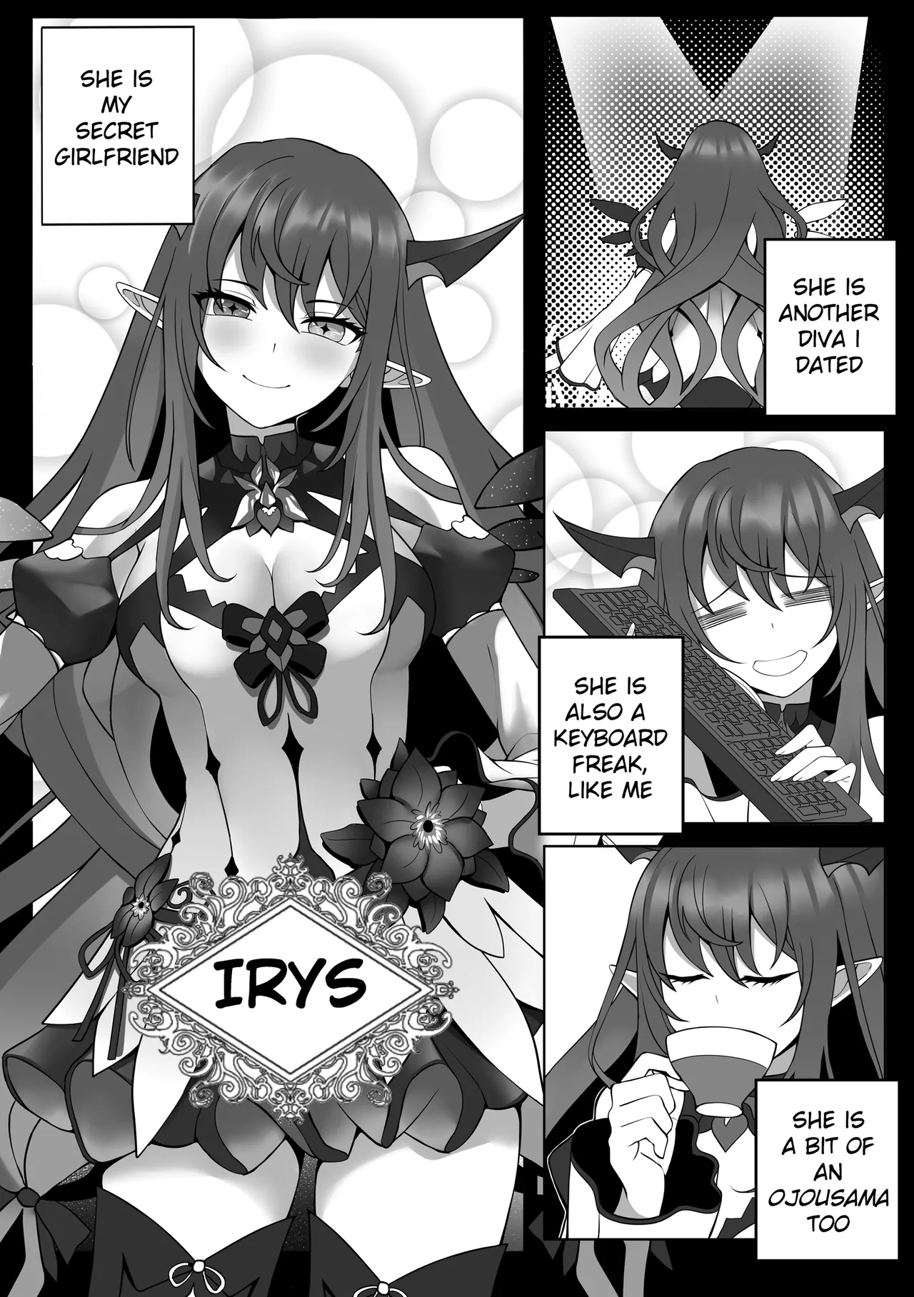 Midnight Lilies page 15 featuring pavolia reine hololive parody - yuri females only hentai manga - read online free